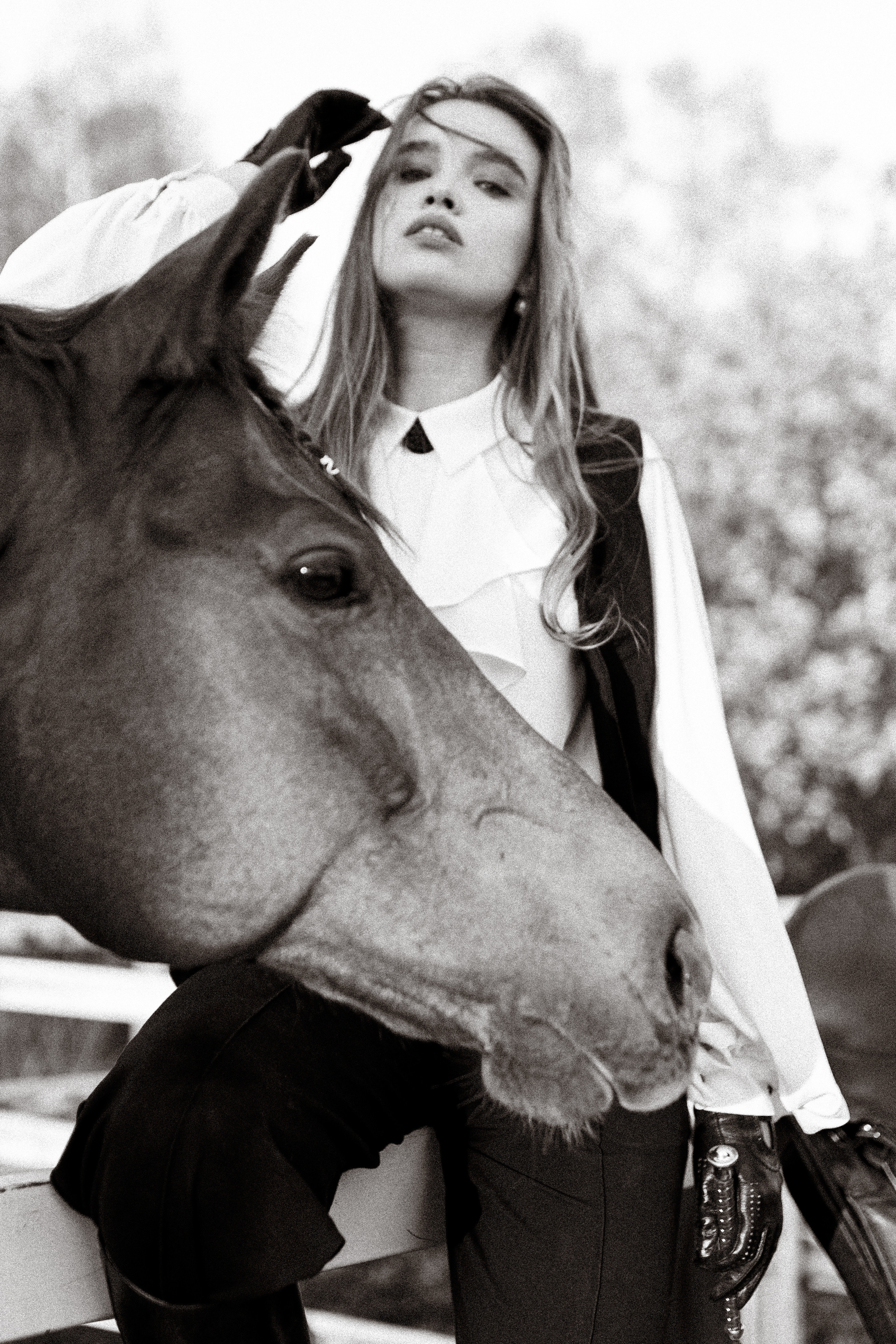 Екатерина, Прогон, Пепел. Фотосессии с лошадьми в Москве, Новосибирске