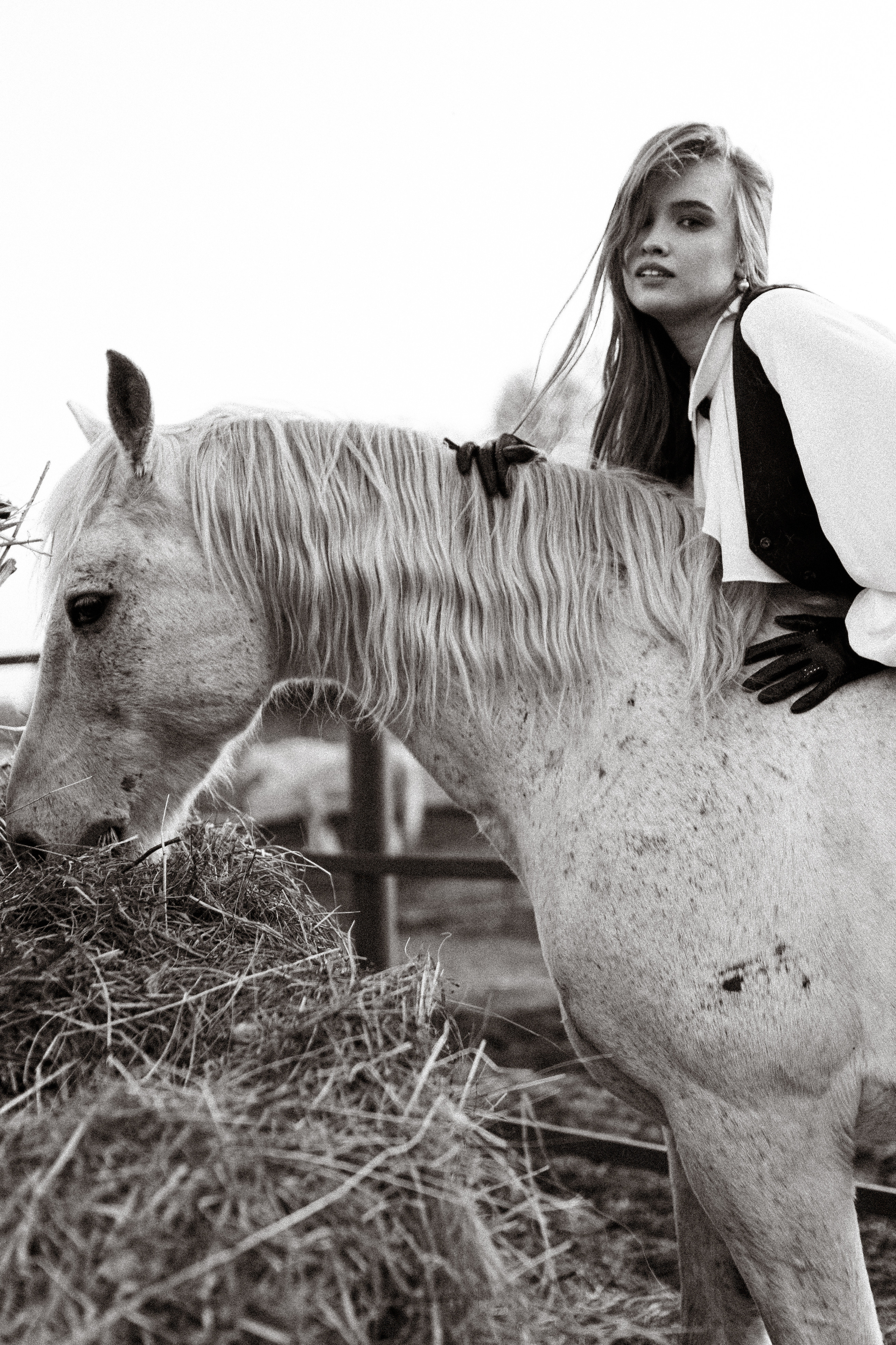 Екатерина, Прогон, Пепел. Фотосессии с лошадьми в Москве, Новосибирске