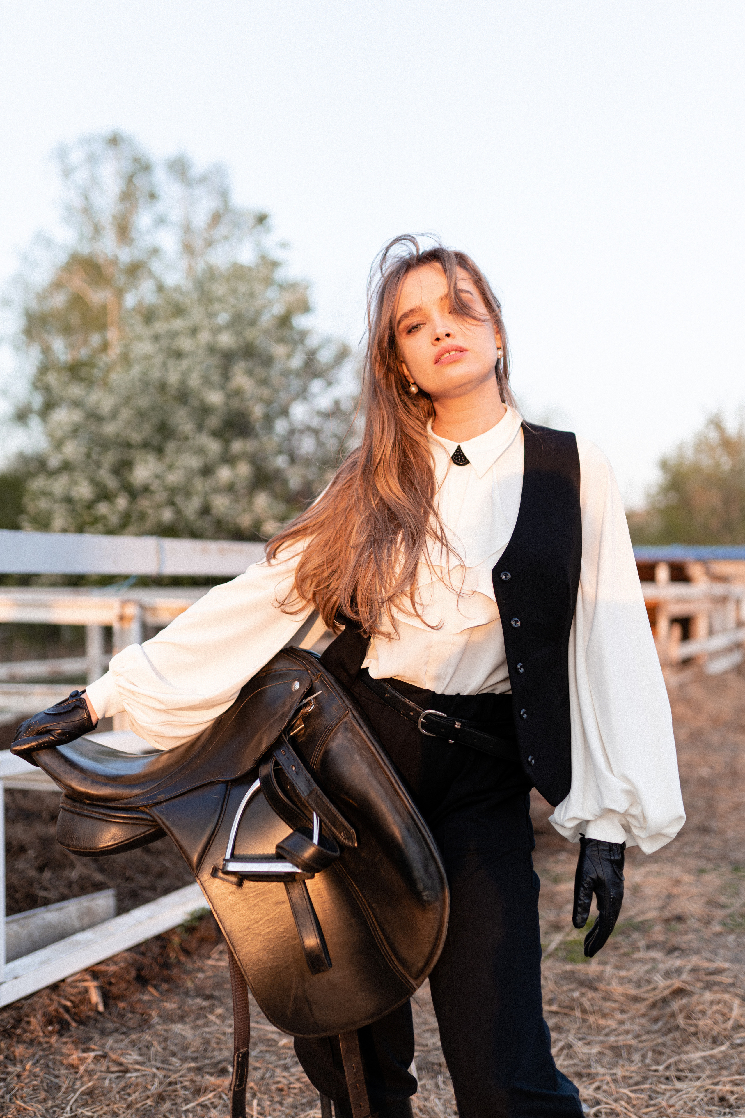 Екатерина, Прогон, Пепел. Фотосессии с лошадьми в Москве, Новосибирске