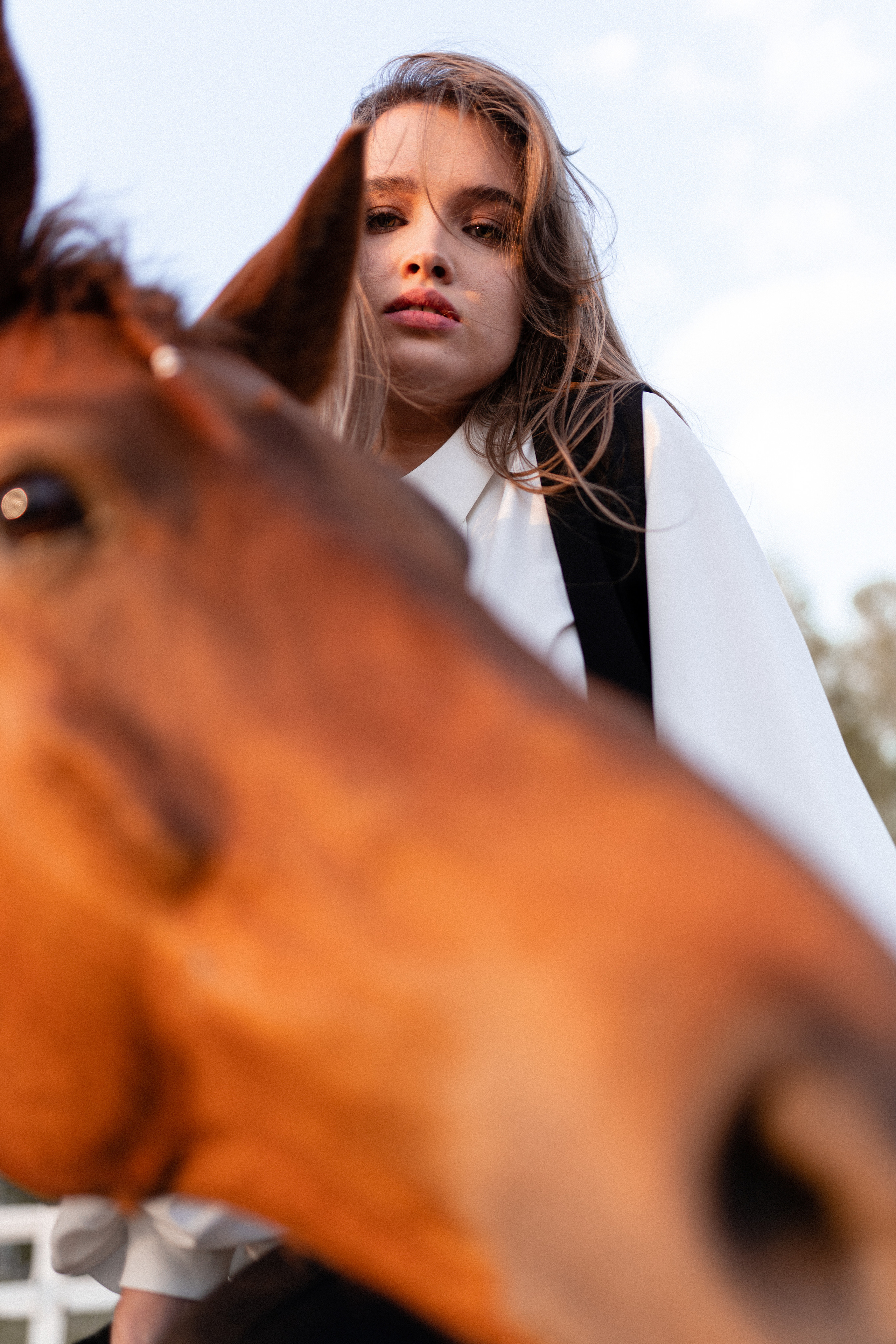 Екатерина, Прогон, Пепел. Фотосессии с лошадьми в Москве, Новосибирске