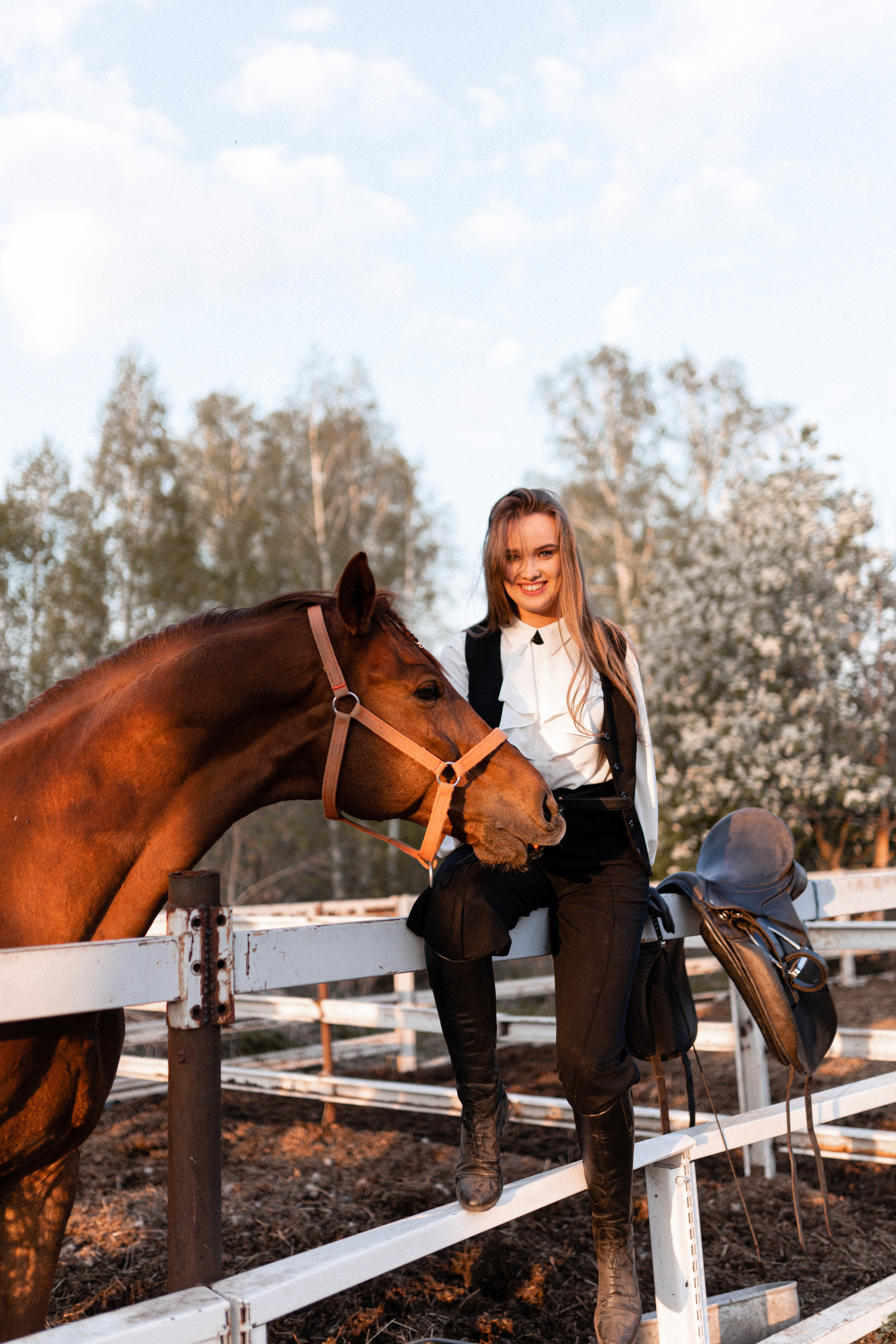Екатерина, Прогон, Пепел. Фотосессии с лошадьми в Москве, Новосибирске