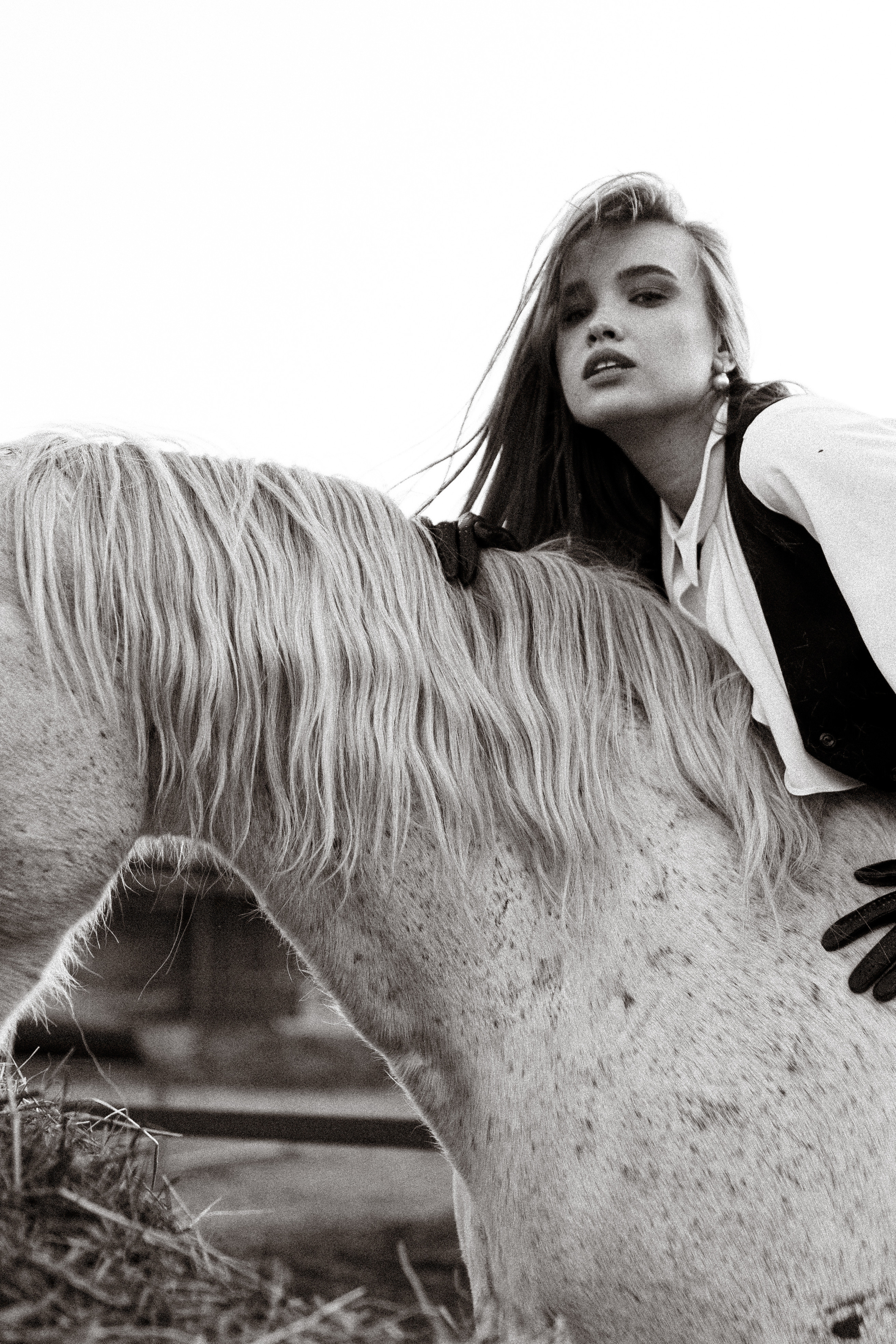 Екатерина, Прогон, Пепел. Фотосессии с лошадьми в Москве, Новосибирске