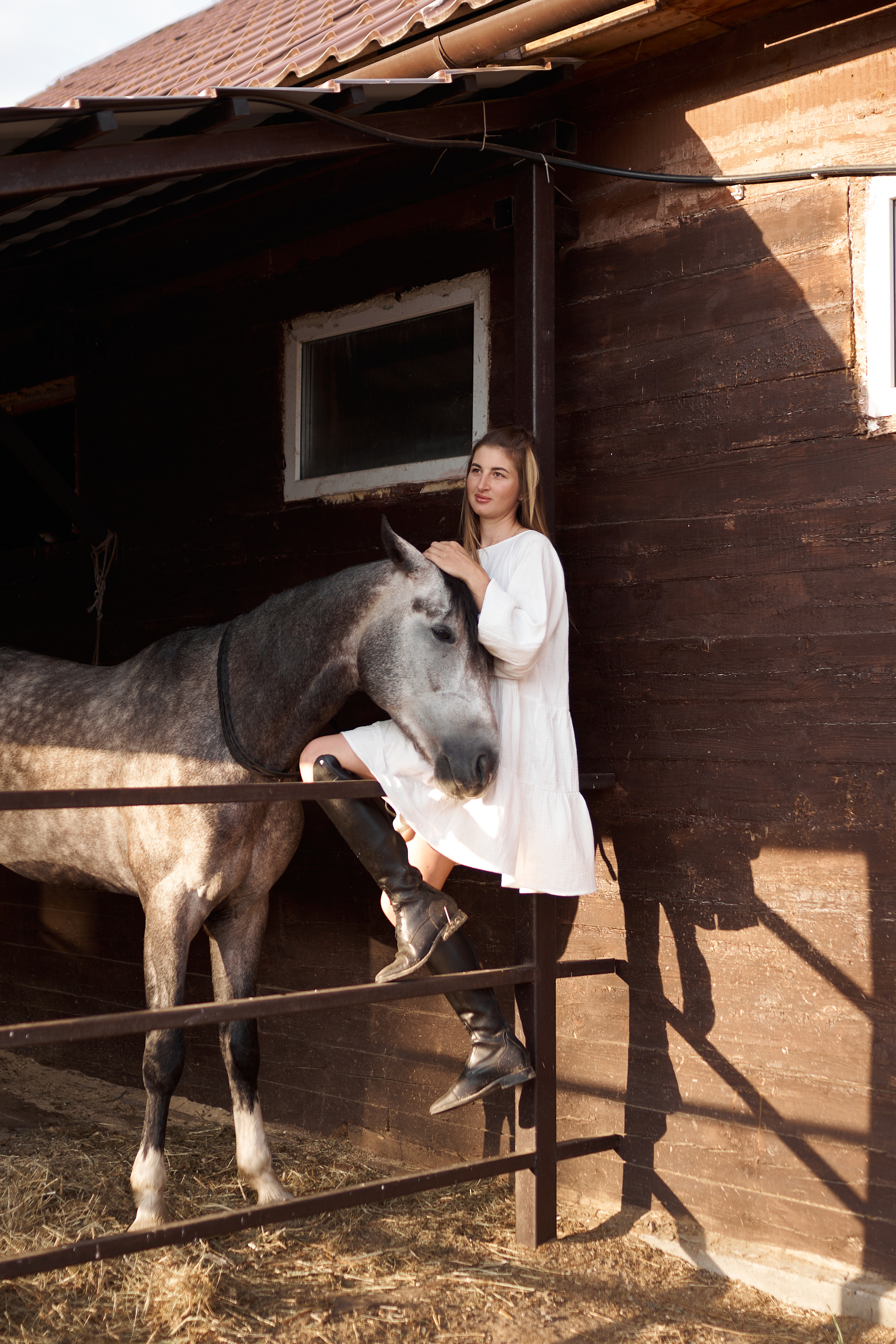Оля Панченко и Кондор. Фотосессии с лошадьми в Москве, Новосибирске