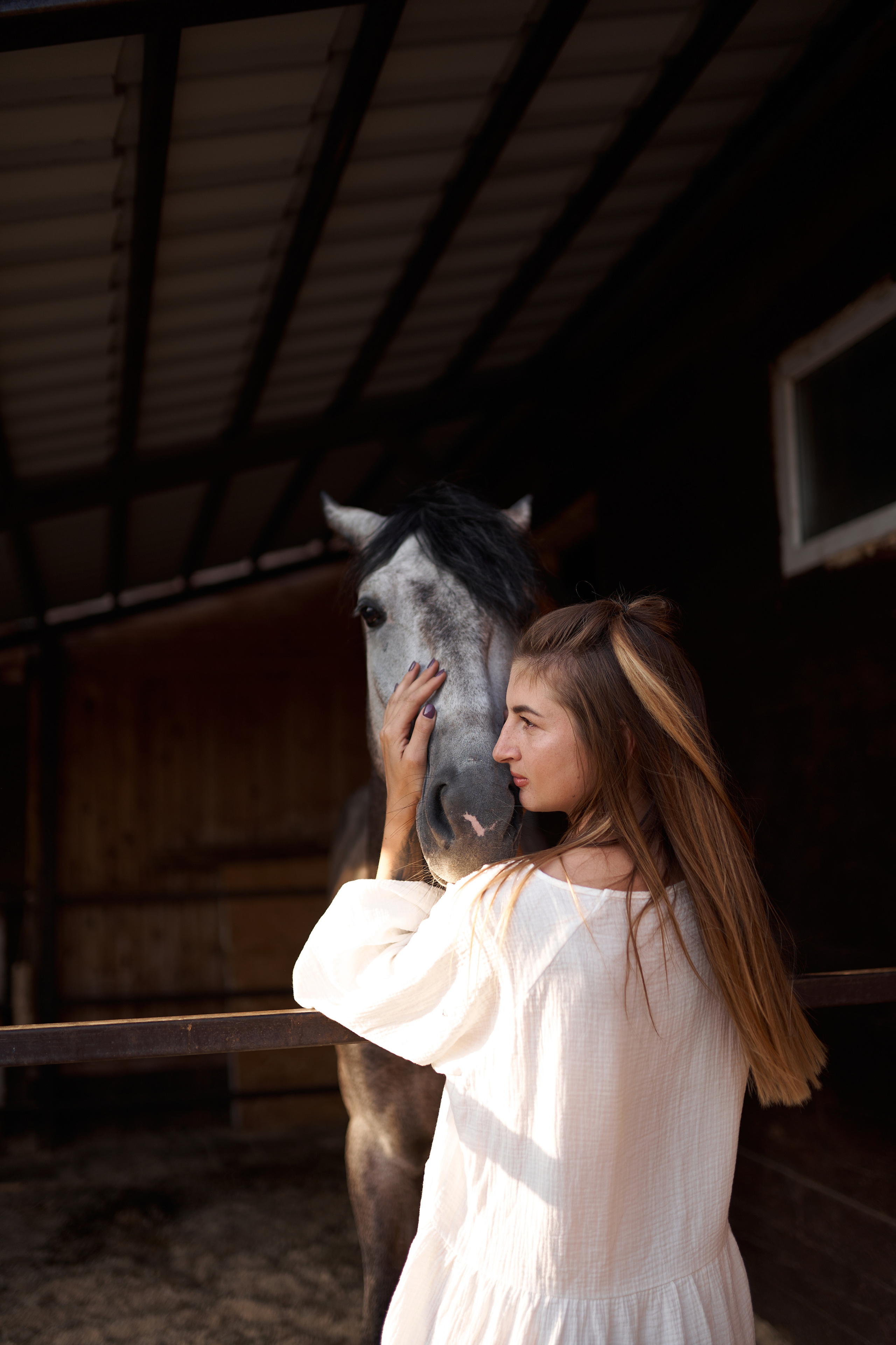 Оля Панченко и Кондор. Фотосессии с лошадьми в Москве, Новосибирске