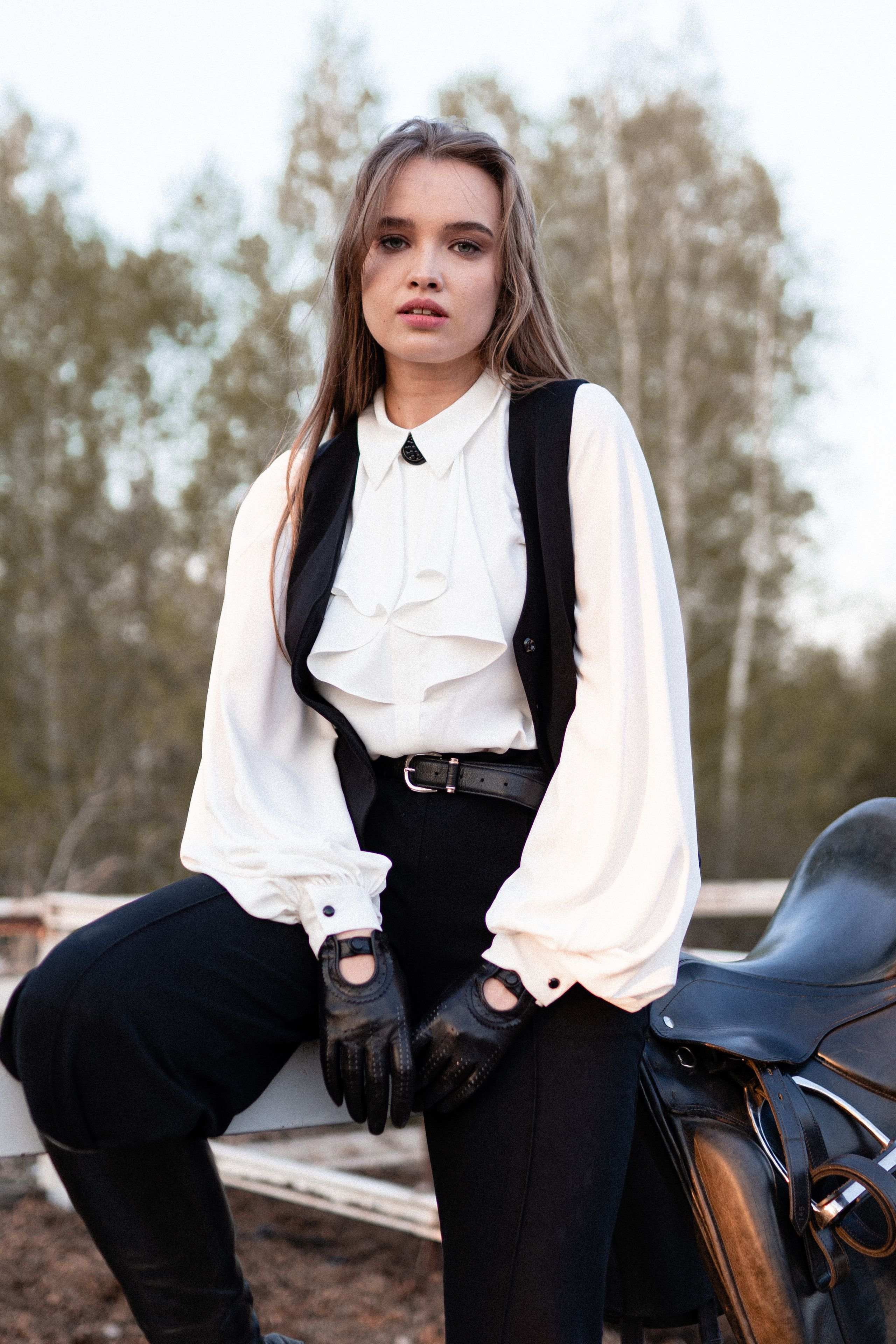 Екатерина, Прогон, Пепел. Фотосессии с лошадьми в Москве, Новосибирске