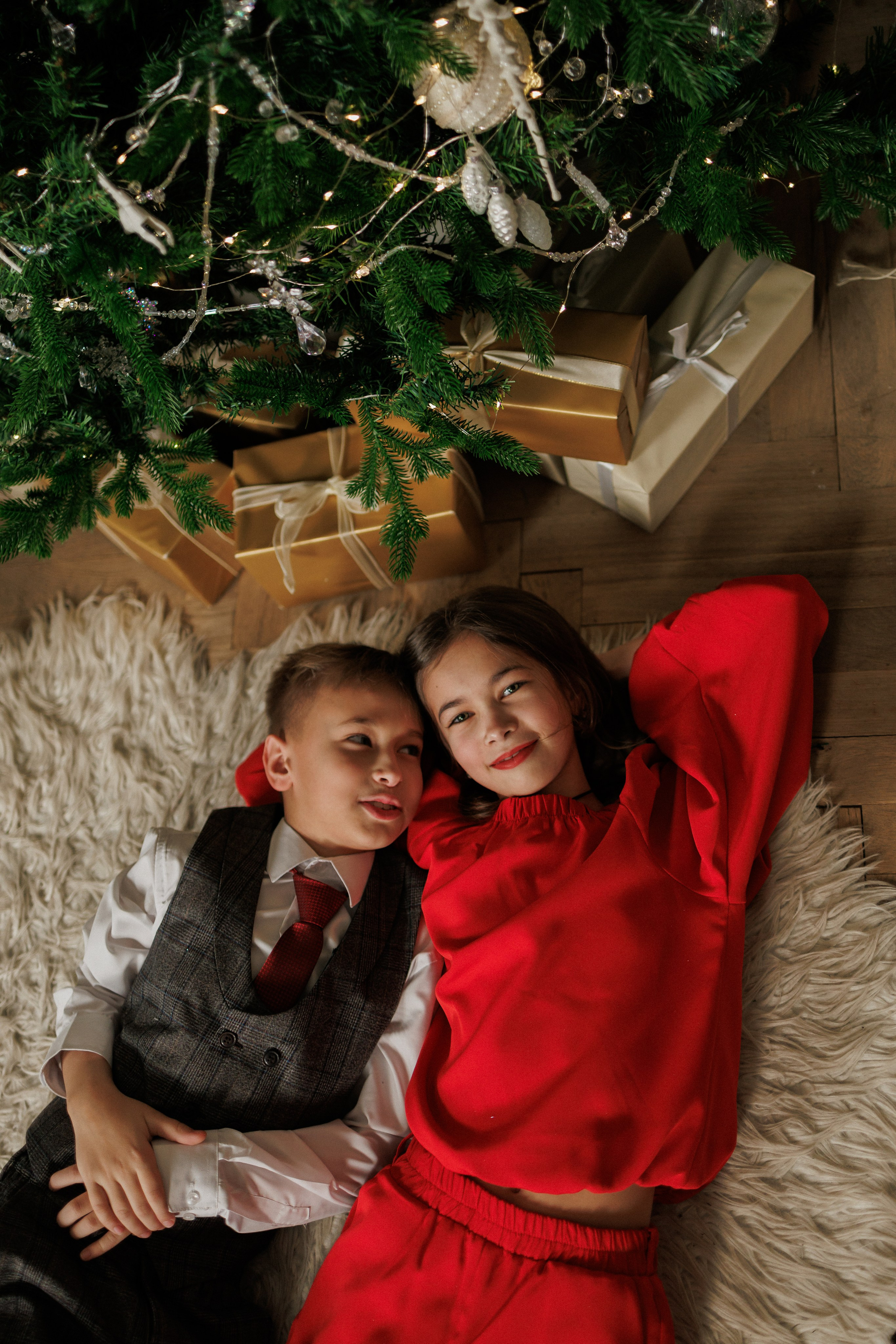 Семейная новогодняя фотосессия. Семейный фотограф г. Тюмень