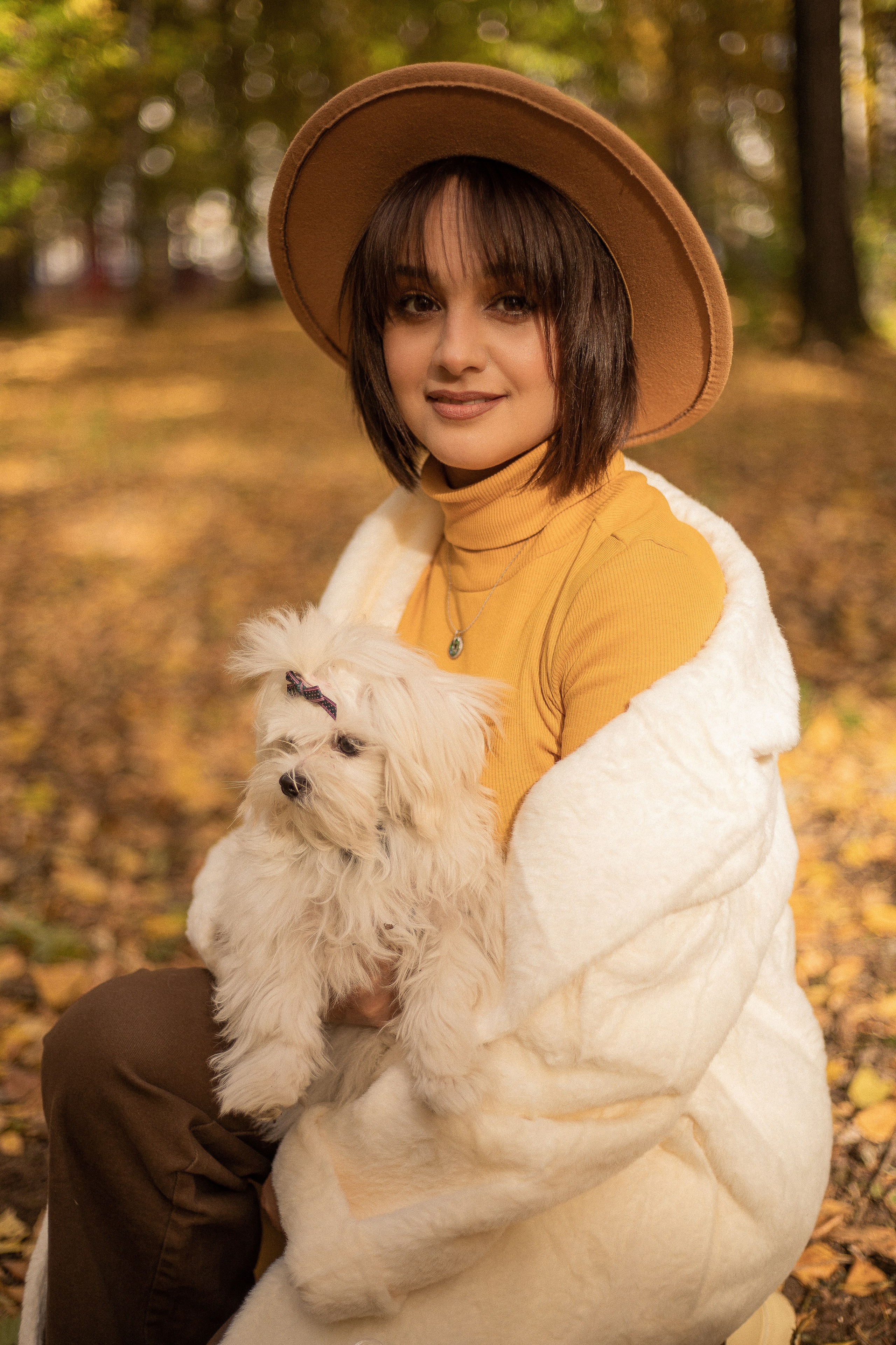Семейная фотосессия - Дамы с собачкой. Семейный и женский фотограф Кемерово Мария Степ