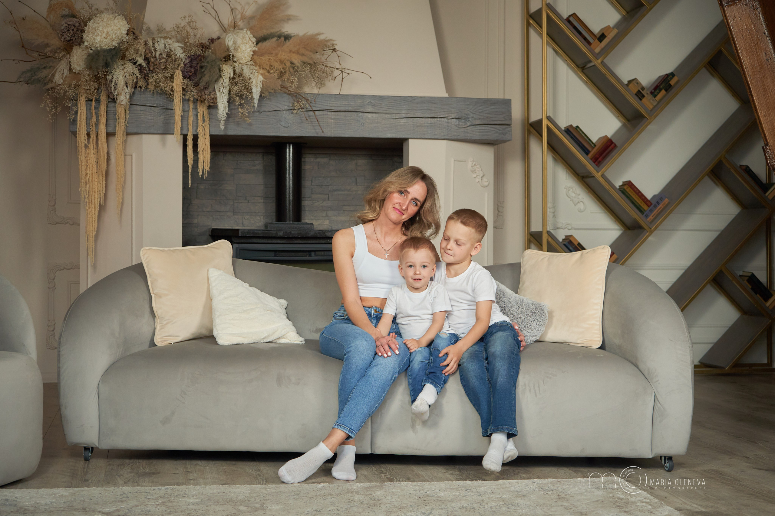 Снежно семейное. Фотограф Мария Оленева