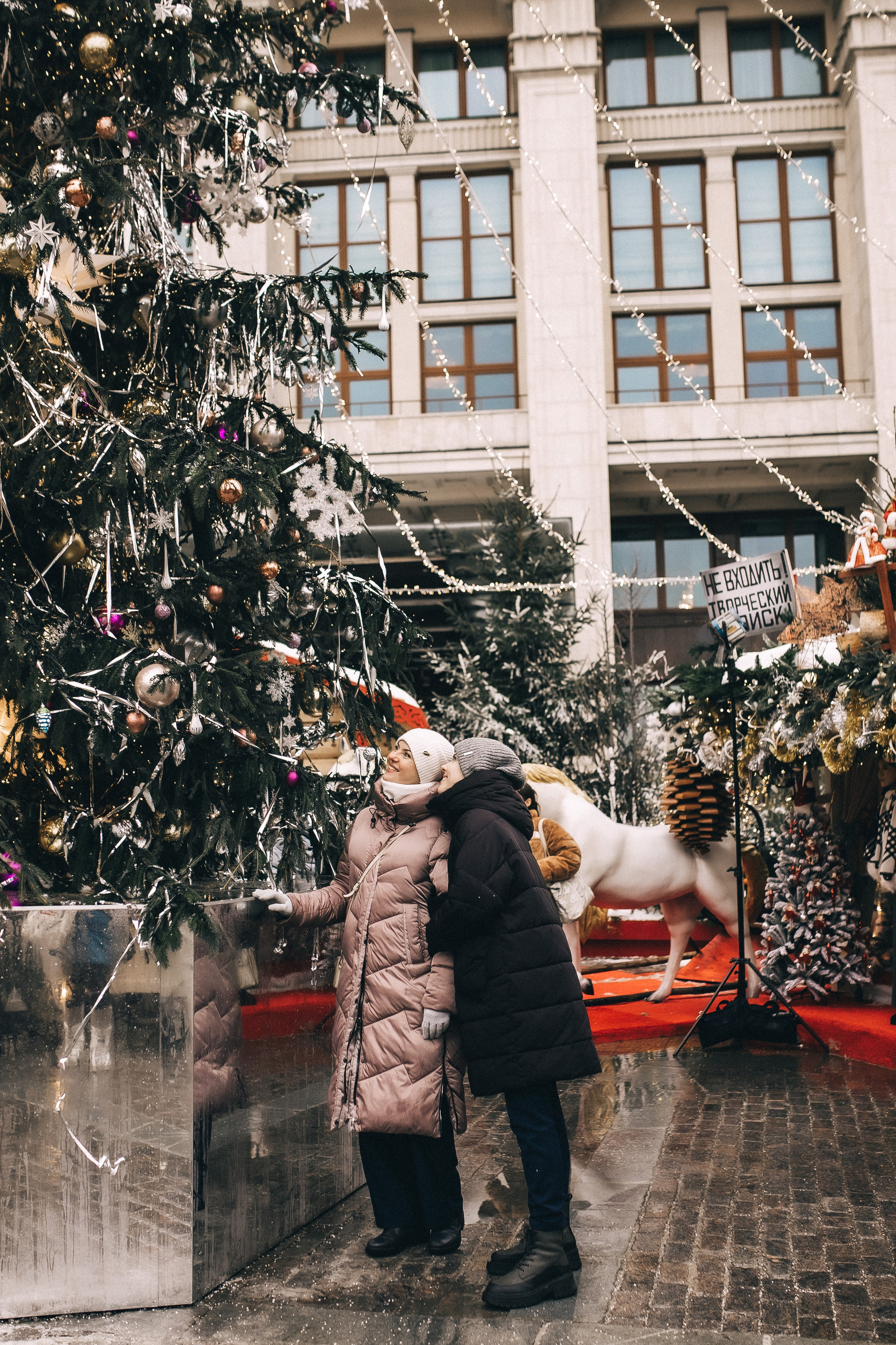 ГУМ и новогодняя ярмарка. Юля и Валя!. Профессиональный фотограф, Москва |Видное Елена Елизарова