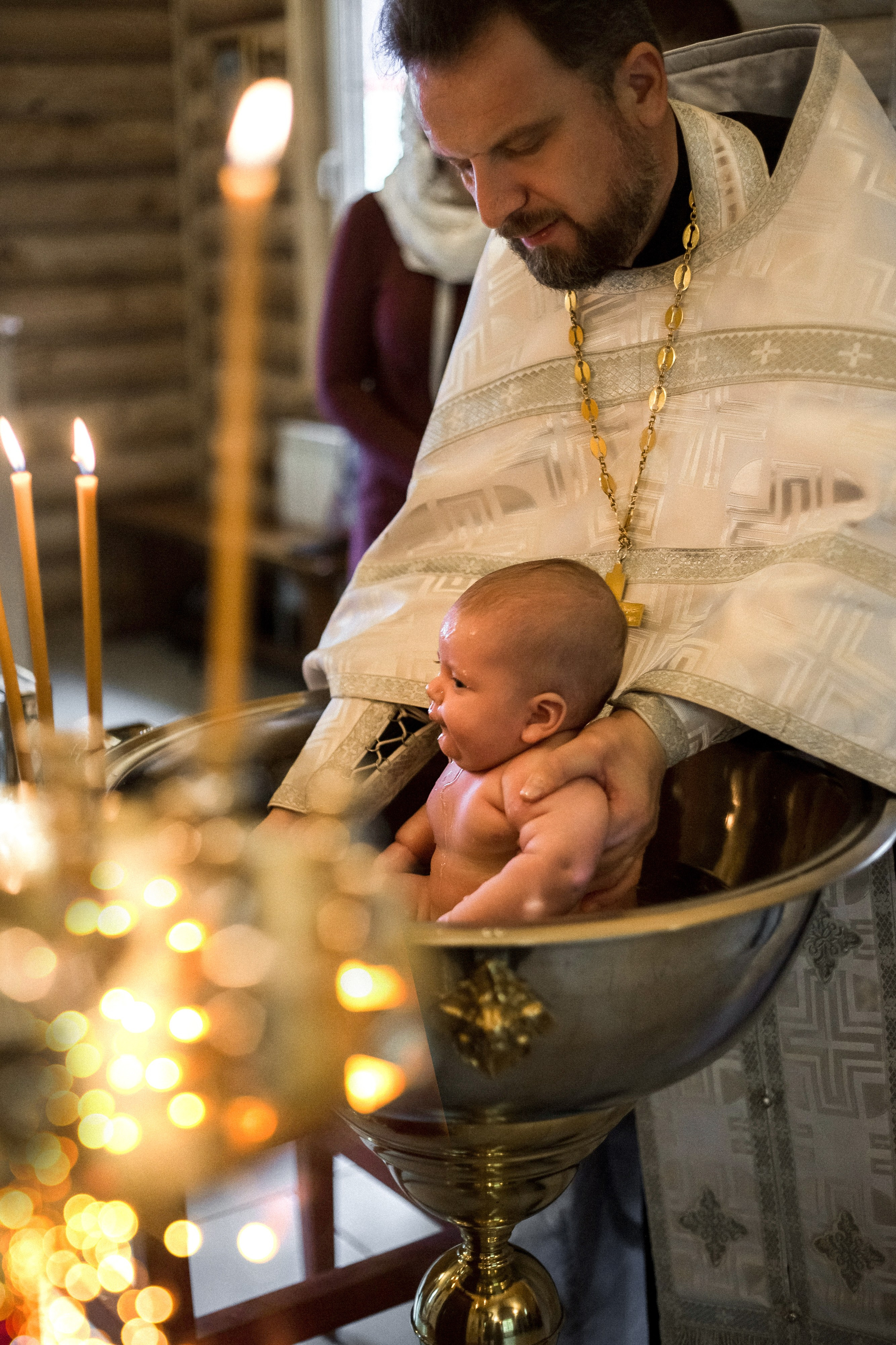 Таинство Крещения Ксении. Портретный, семейный, свадебный фотограф в Брянске Маргарита Василькова