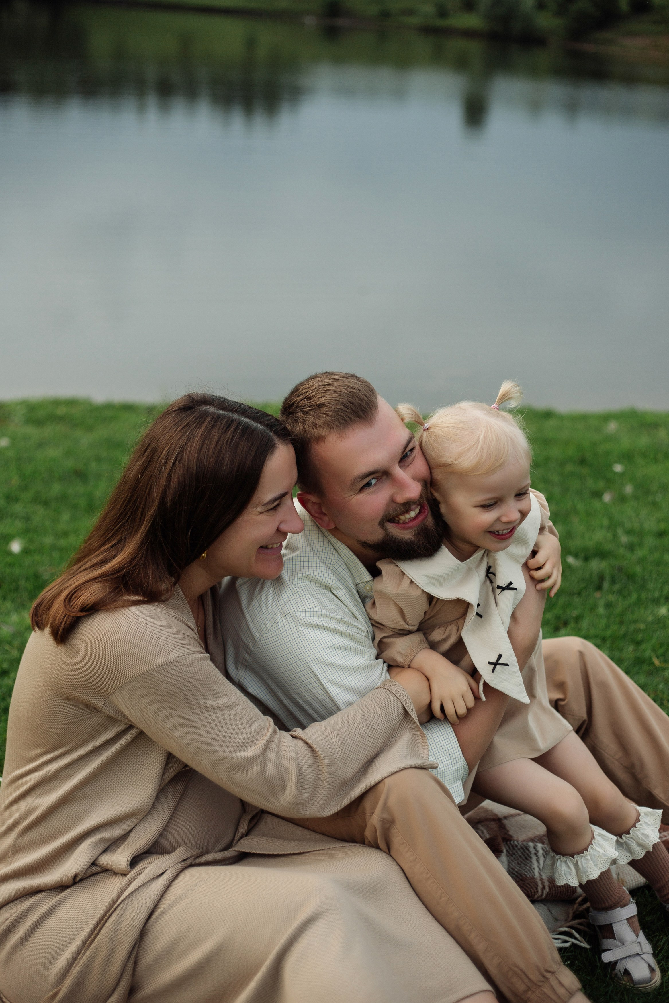 Дмитрий, Ольга и Верочка. Портретный, семейный, свадебный фотограф в Брянске Маргарита Василькова