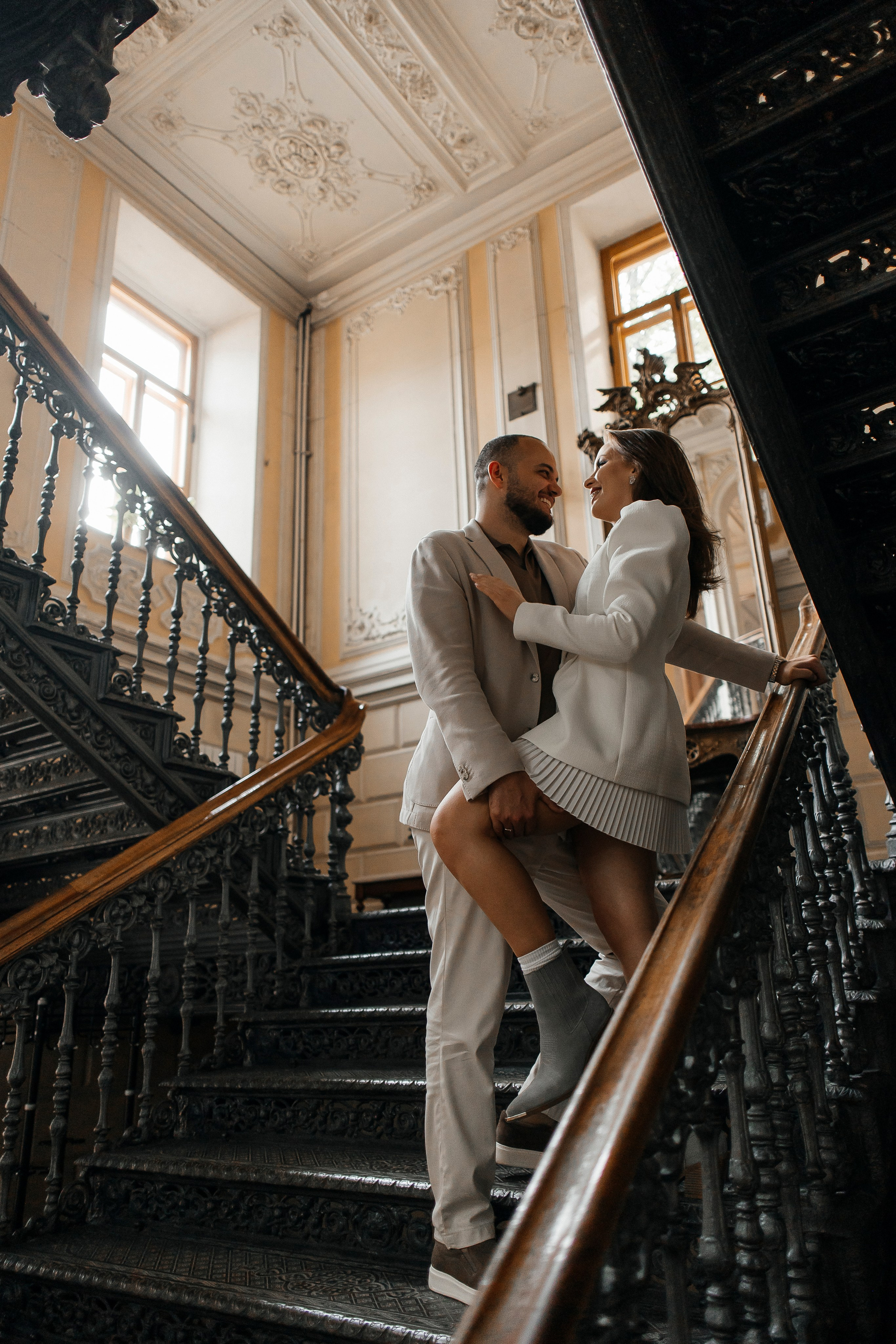 Анастасия и Мостафа (библиотека + прогулка). Фотограф в Москве Екатерина Потапова