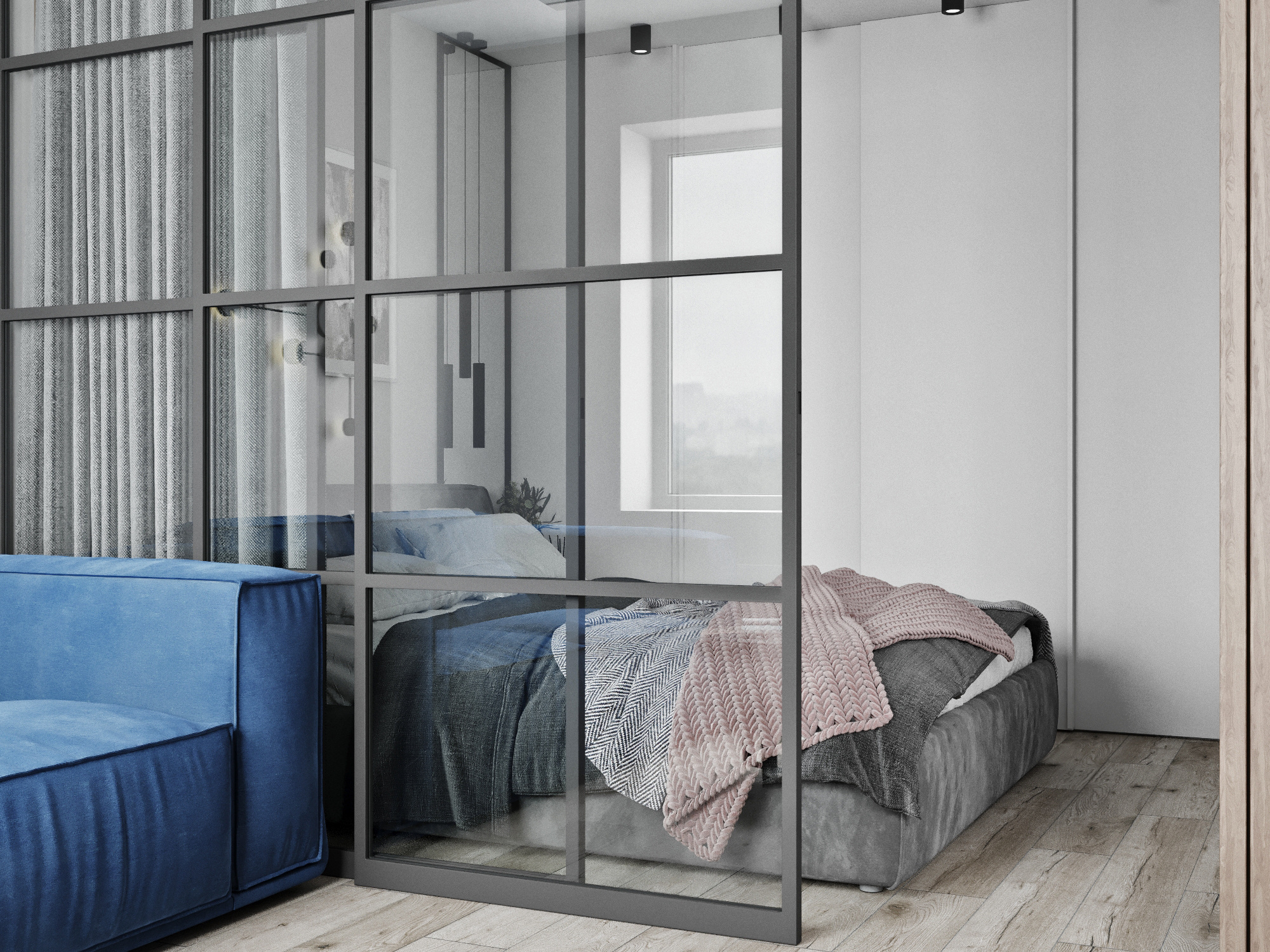 Квартира 60 м. кв. Современный стиль. Студия Дизайна интерьера Tsvetdesign. Дизайнер в Санкт-Петербурге