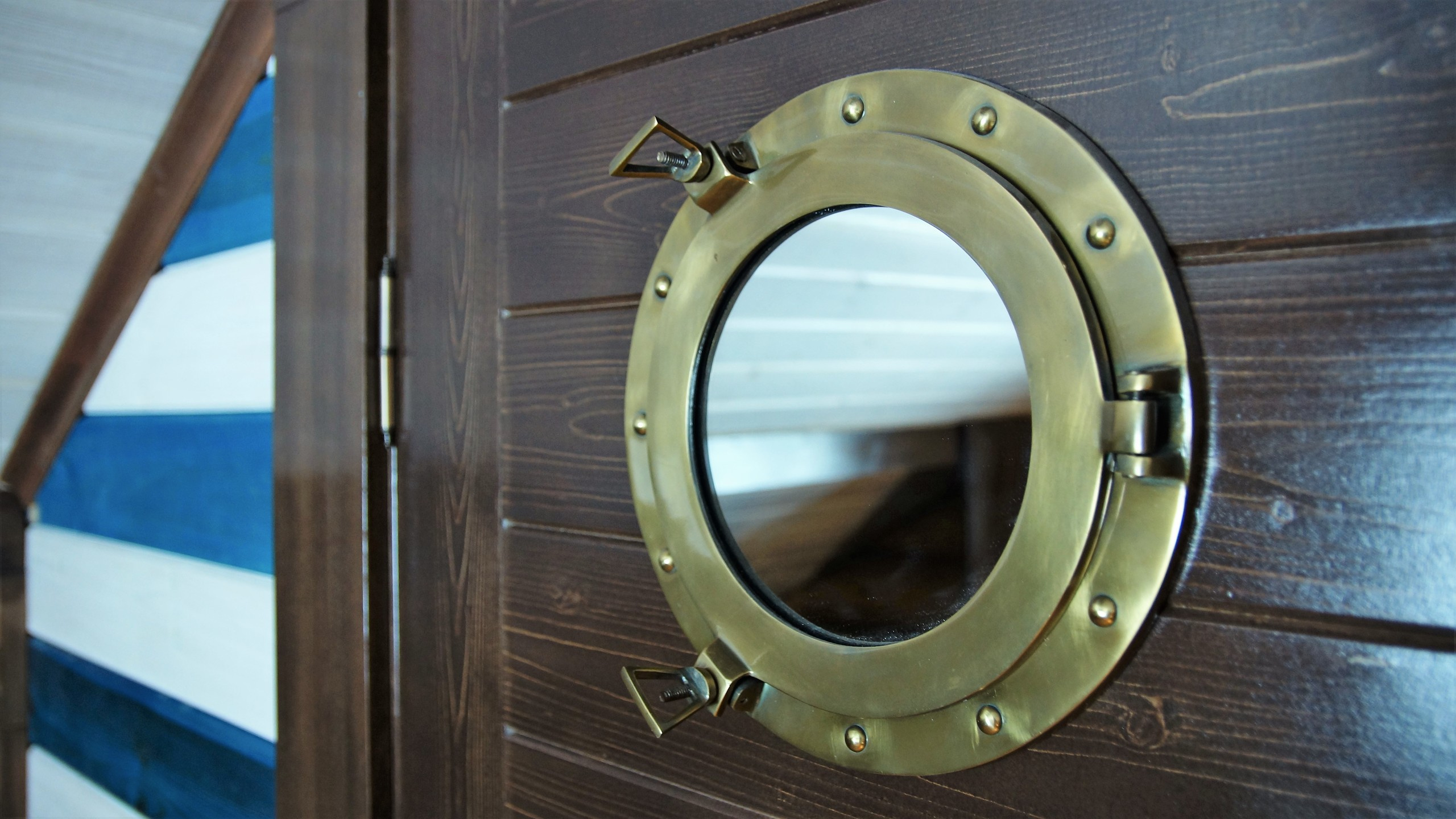 Баня-гостевой домик в морском стиле 56 м.кв. Студия Дизайна интерьера Tsvetdesign. Дизайнер в Санкт-Петербурге