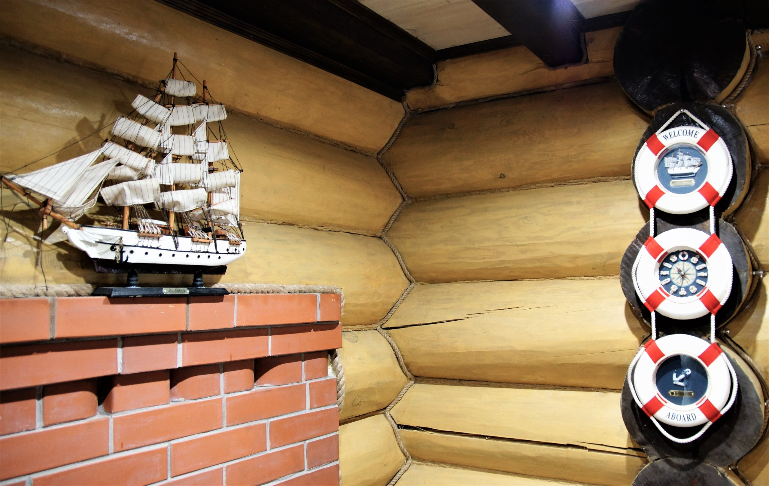 Баня-гостевой домик в морском стиле 56 м.кв. Студия Дизайна интерьера Tsvetdesign. Дизайнер в Санкт-Петербурге