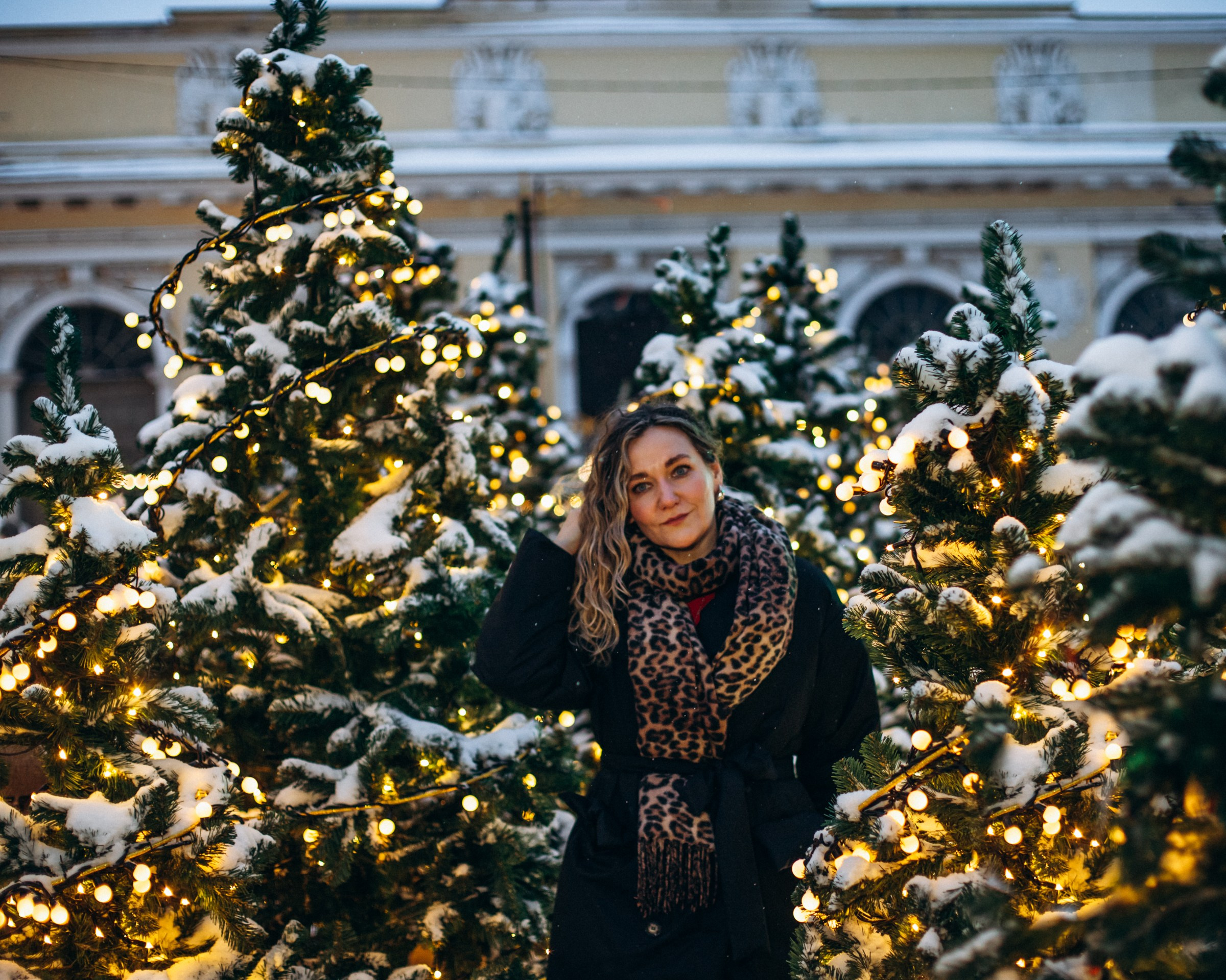 Юлия в декабре. Фотопрогулка в Петербурге. Индивидуальный и семейный фотограф в Санкт-Петербурге