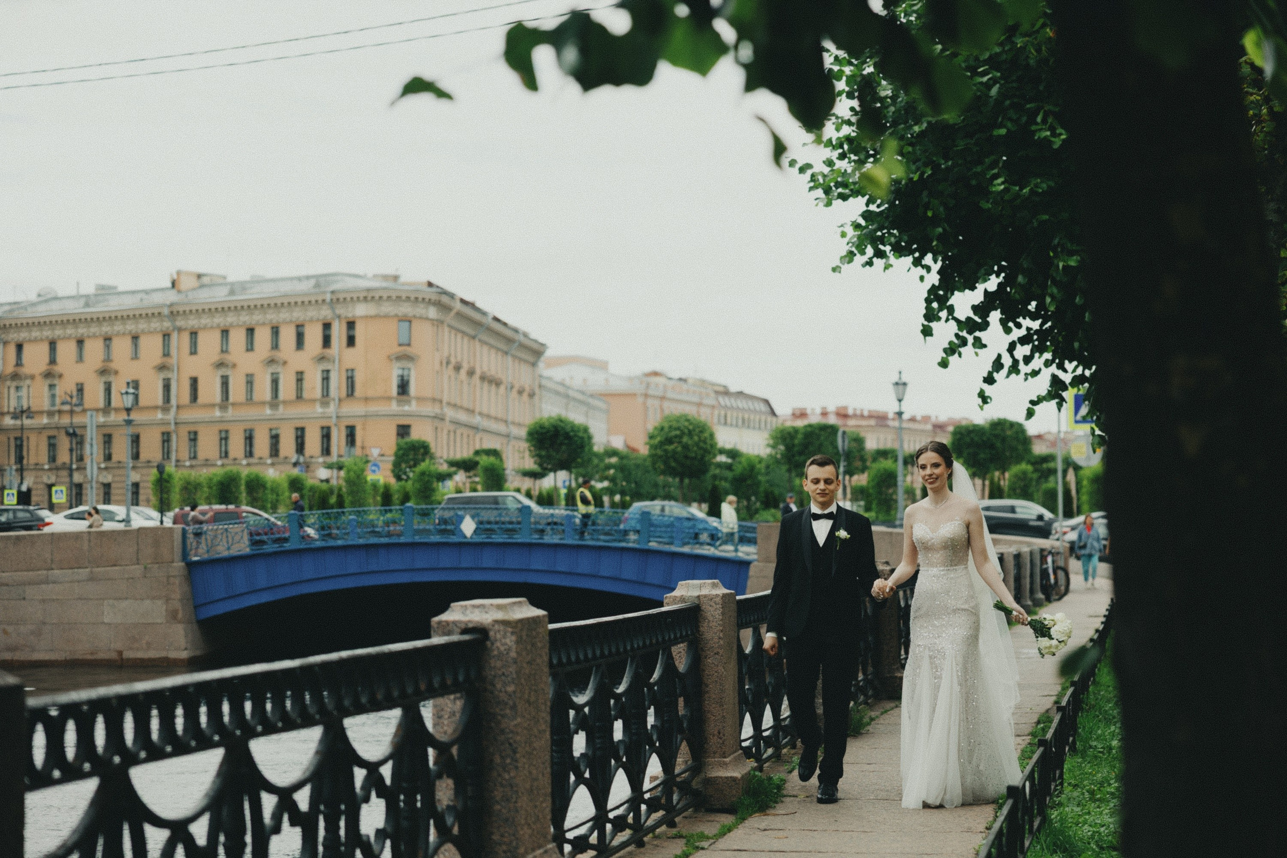 Алена и Денис — обработка в стиле ретро пленка. Свадебный фотограф в Санкт-Петербурге Рябикин Александр , занимаюсь св