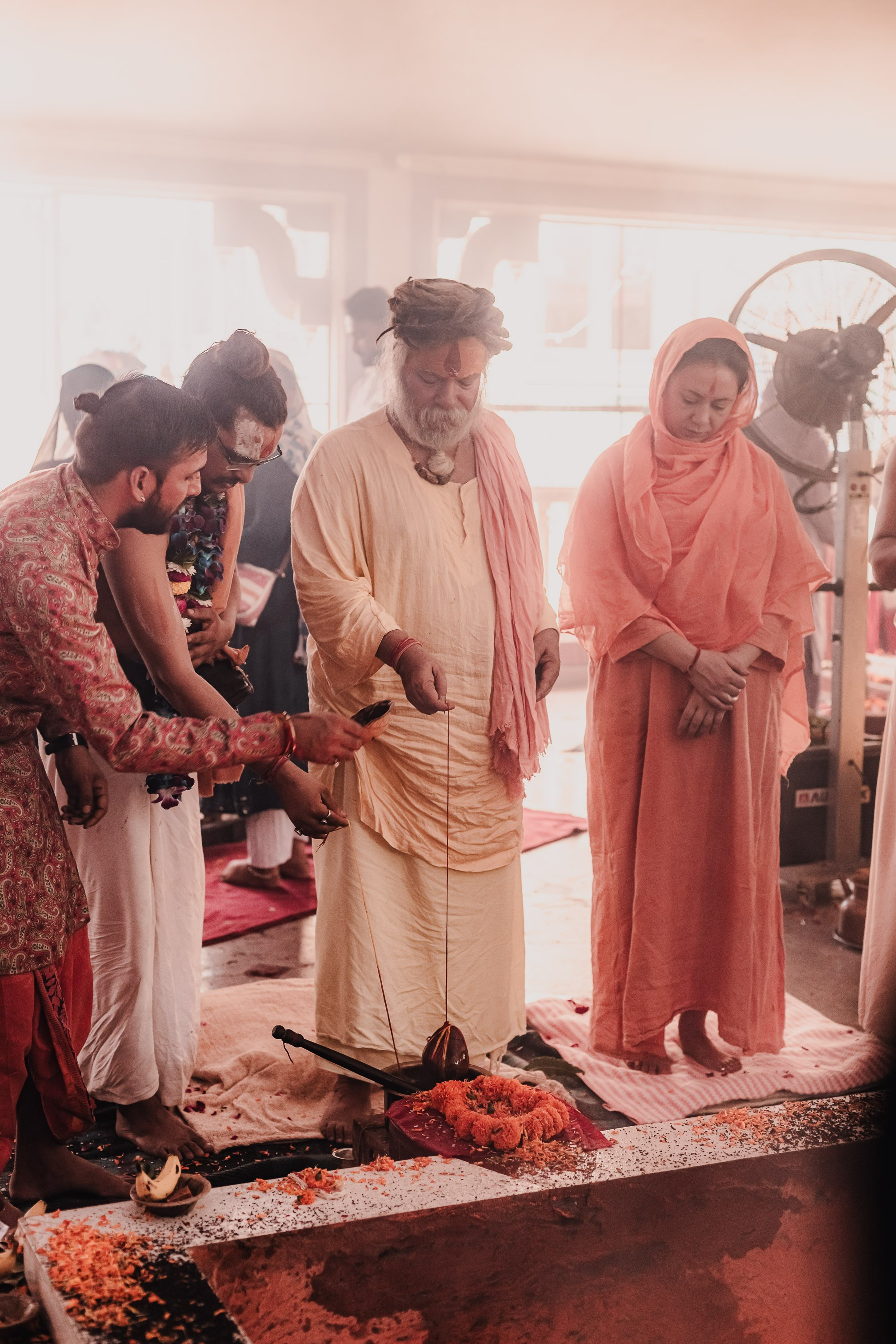 Navaratri yajna at Devraha Baba Ji ashram. Мариам Багдасарян