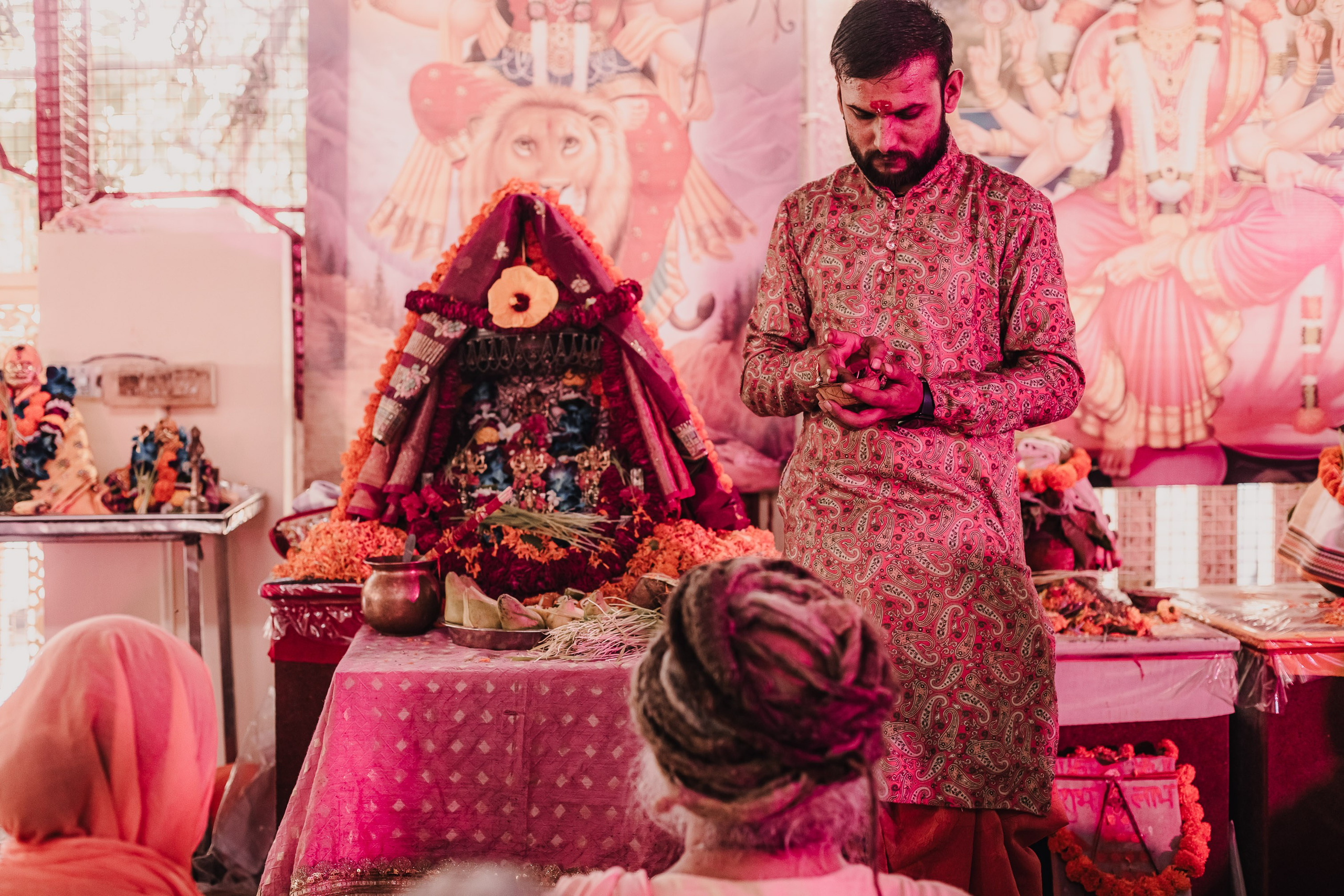 Navaratri yajna at Devraha Baba Ji ashram. Мариам Багдасарян