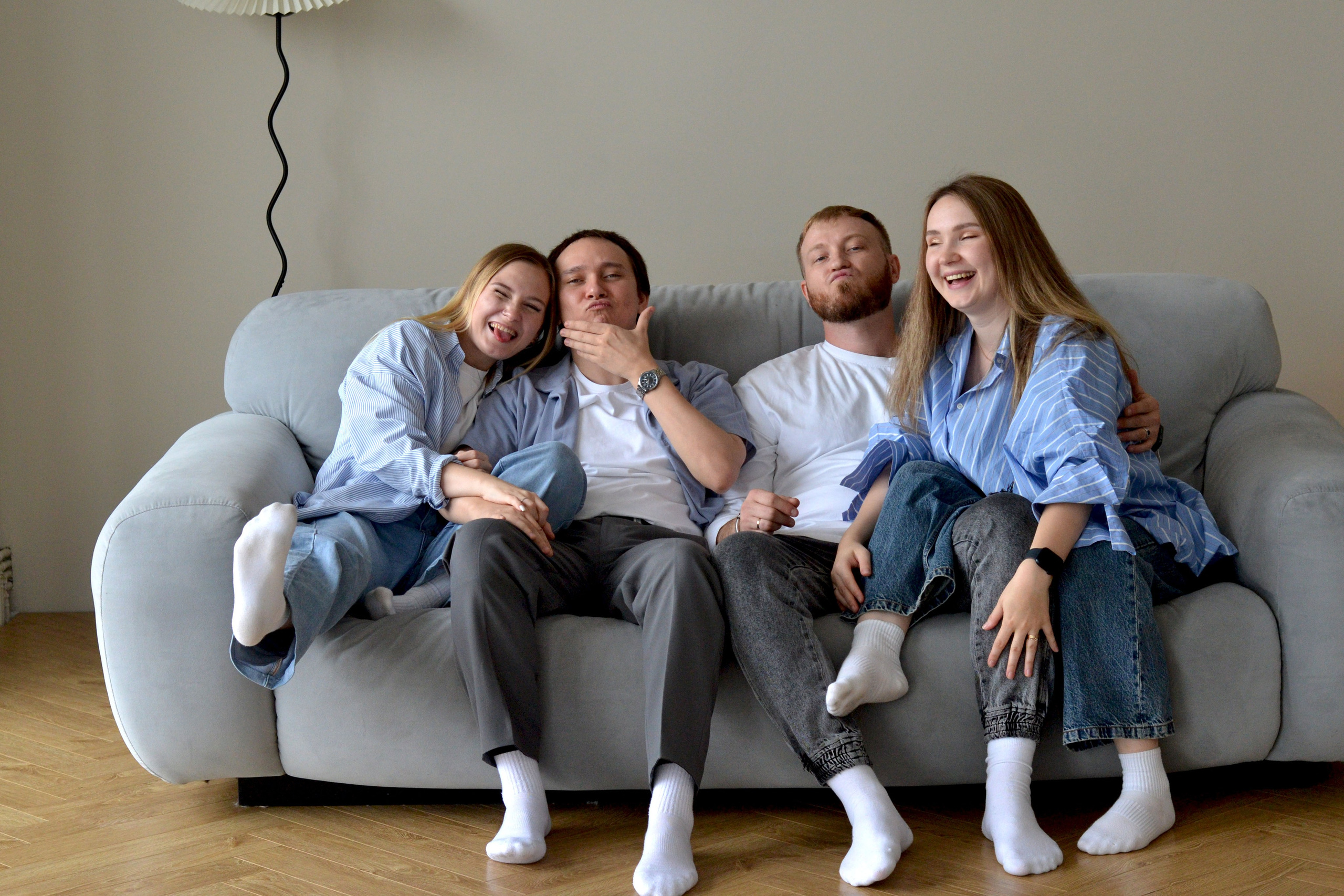 Семейная. Студия. Фотограф Ольга Дмитриева. Новосибирск