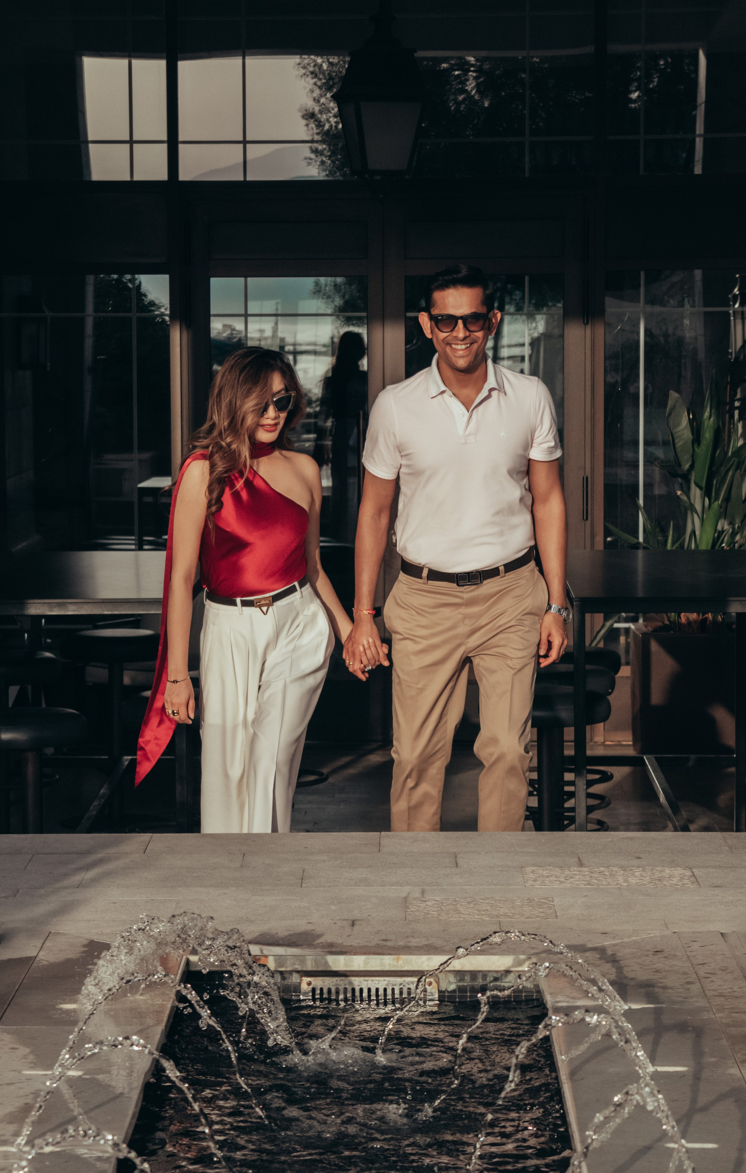 Nisha & Bharat Montenegrin anniversary. Portrait photographer in Tivat Montenegro Katerina Kirsanova