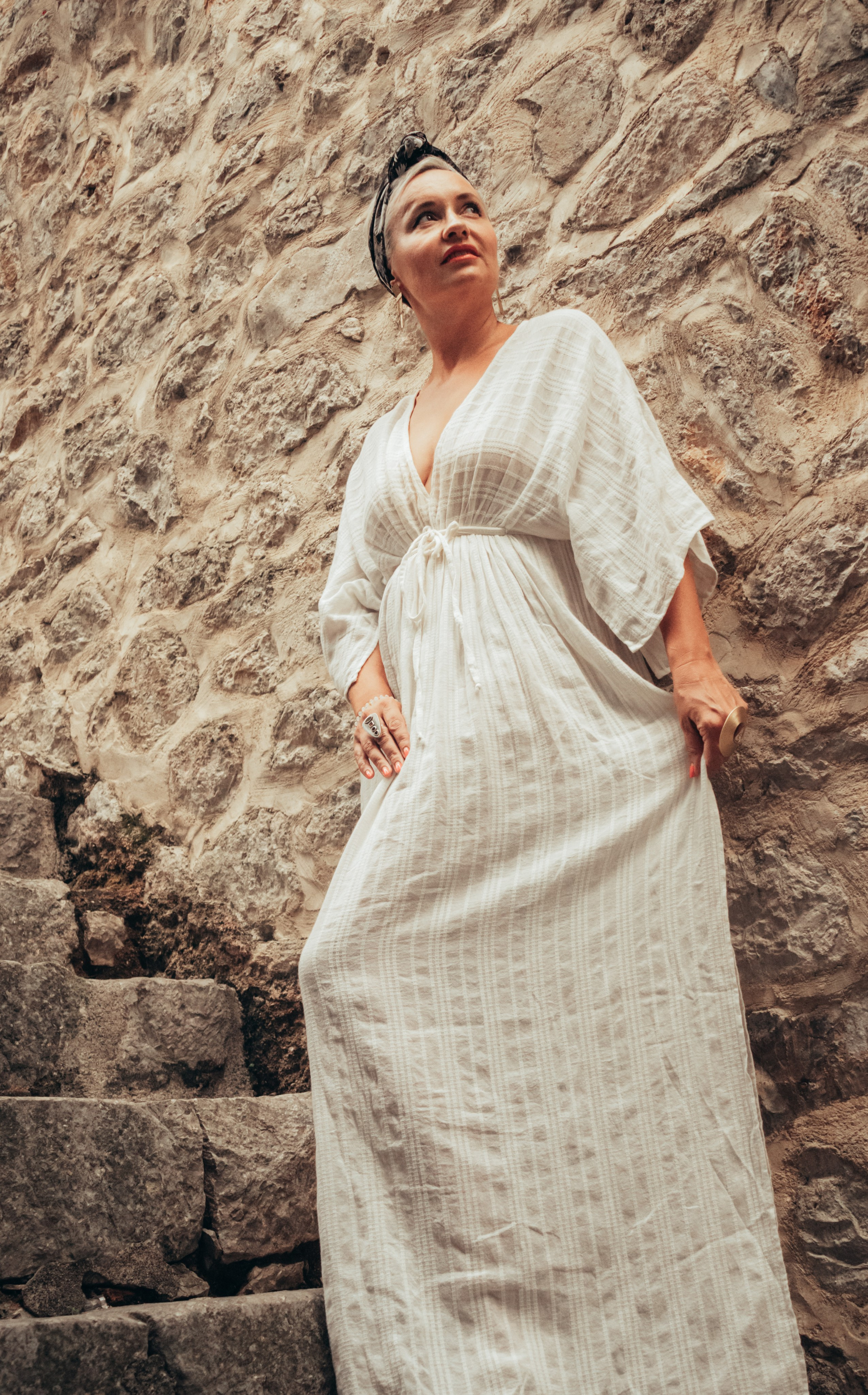 Закатный Херцег Нови с Марией. Portrait photographer in Tivat Montenegro Katerina Kirsanova