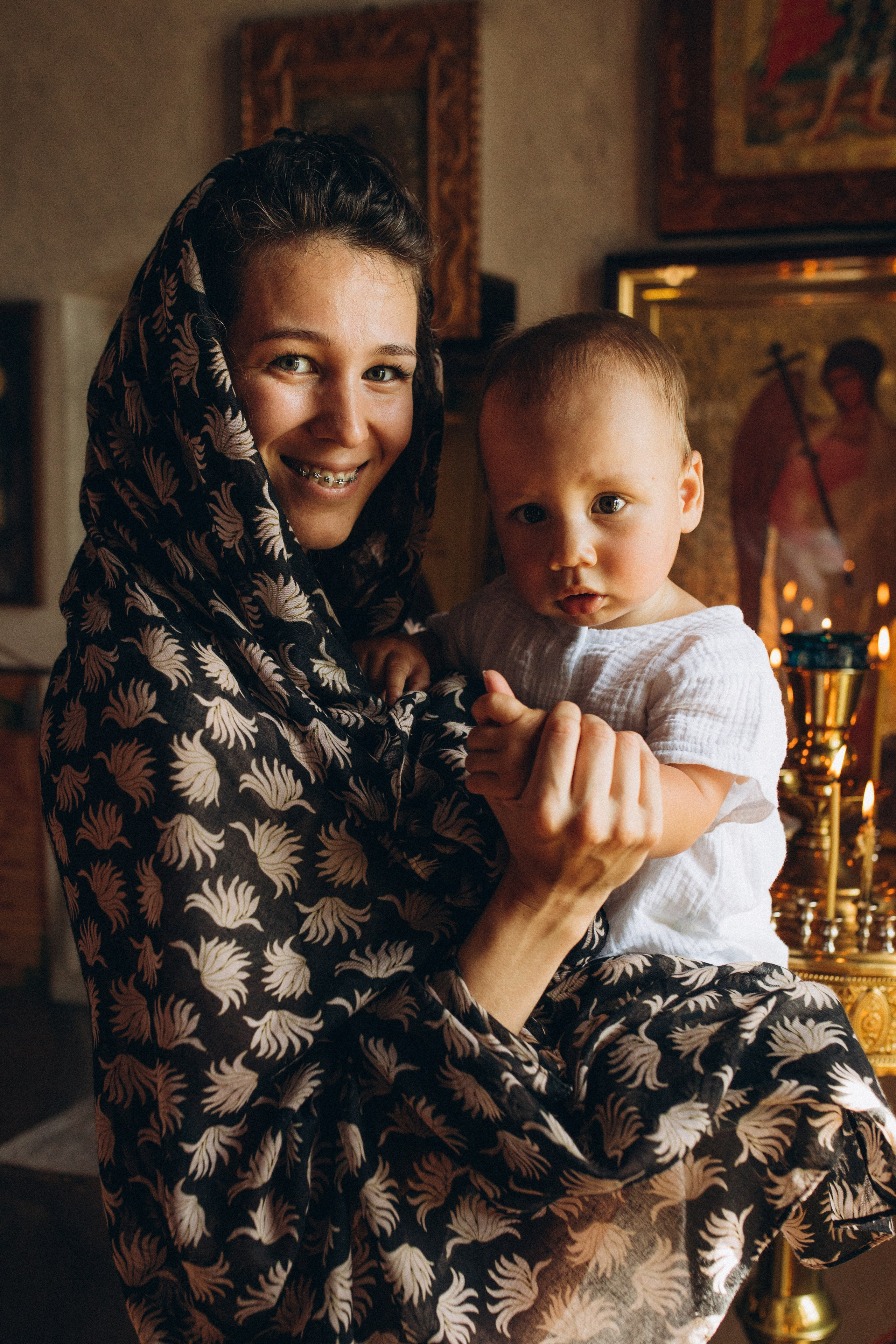 Крещение Марии. Семейный фотограф в Обнинске