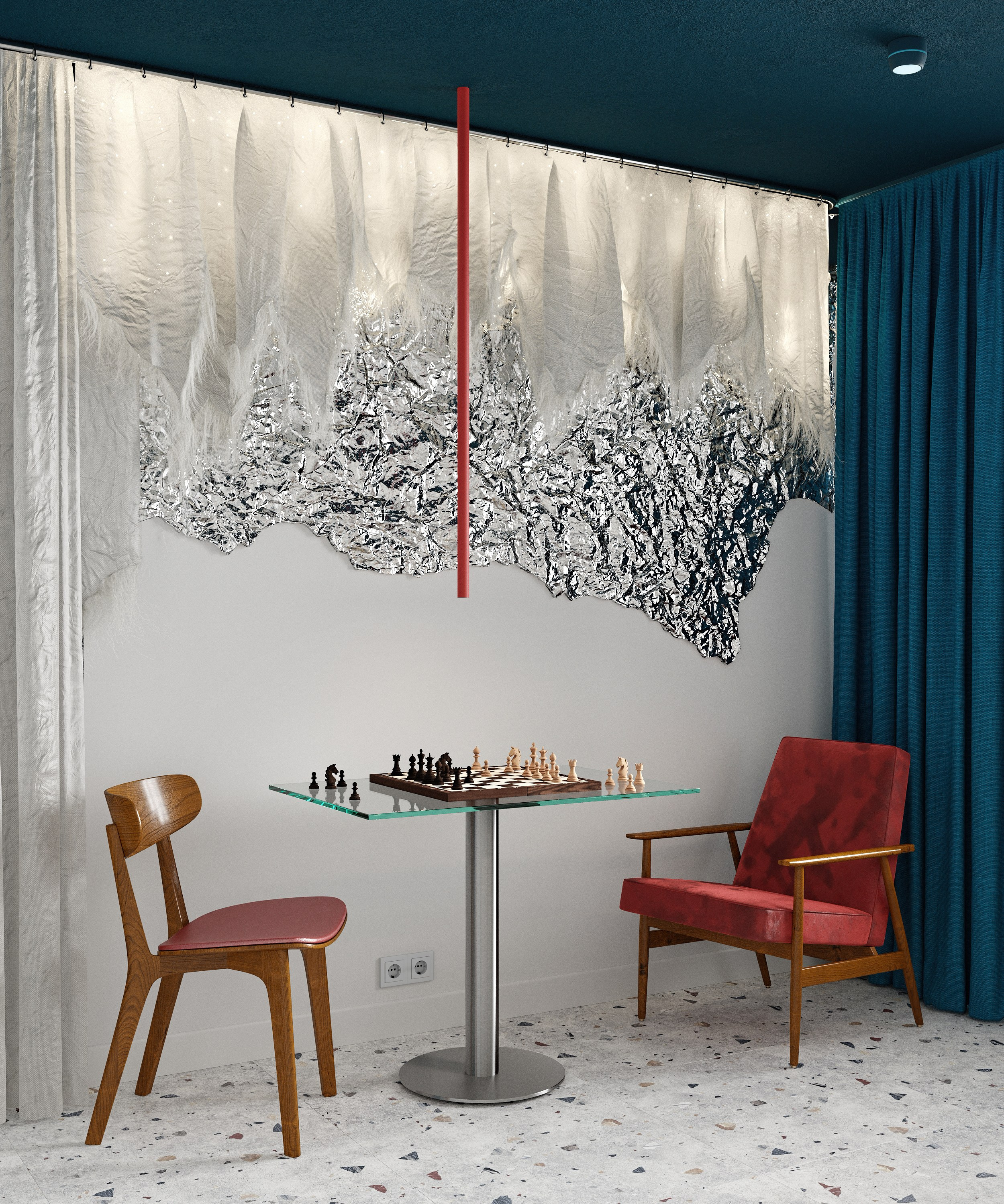 Квартира с морской тематикой | Дизайн Yuliya Shpeter. 3D визуализация интерьеров | avocado.render