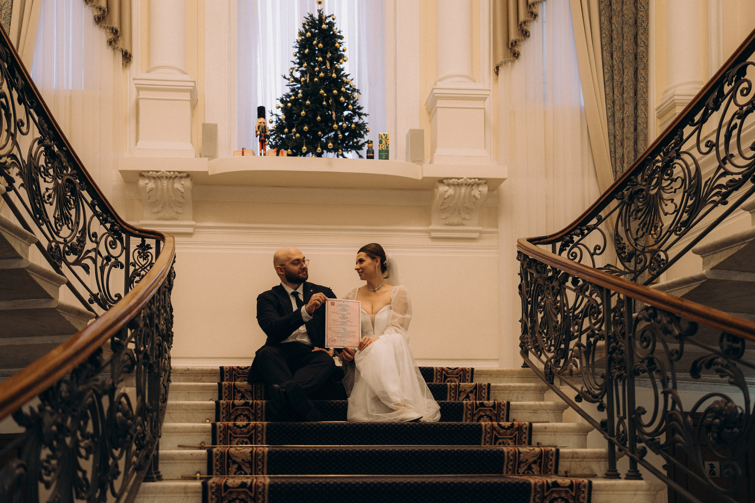 СВАДЕБНАЯ СЬЕМКА ВО ВТОРОМ ДВОРЦЕ (ДЕКАБРЬ) ТАКЖЕ СЬЕМКА В СТУДИИ НА ЧЕРНЫШЕВСКОЙ. Профессиональный фотограф, Санкт-Петербург — Виктория Богомолова