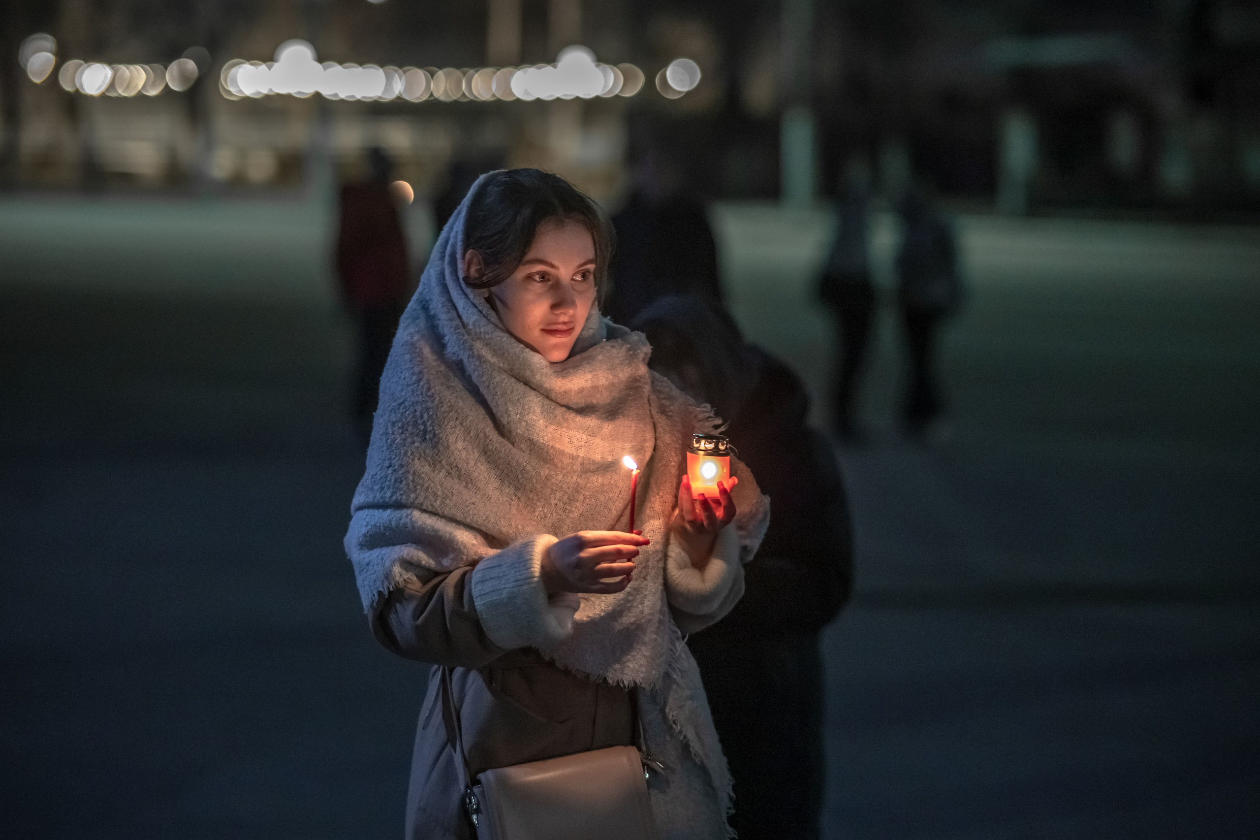 Фотосъемка в храме. Пасха 2023 г. город Таруса. Репортажный фотограф, Москва, Закат