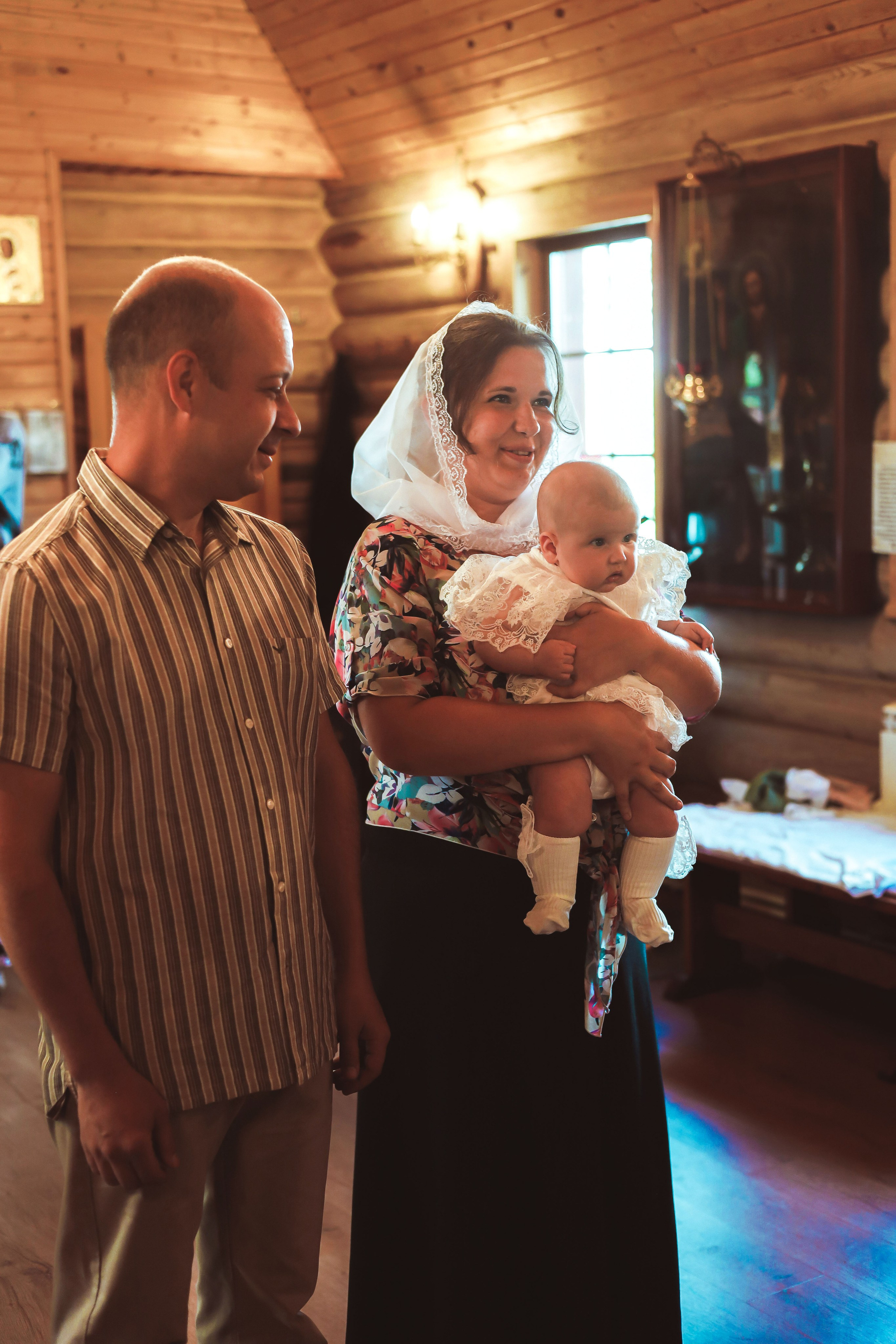 Таинство крещения. Фотограф новорожденных Саратов