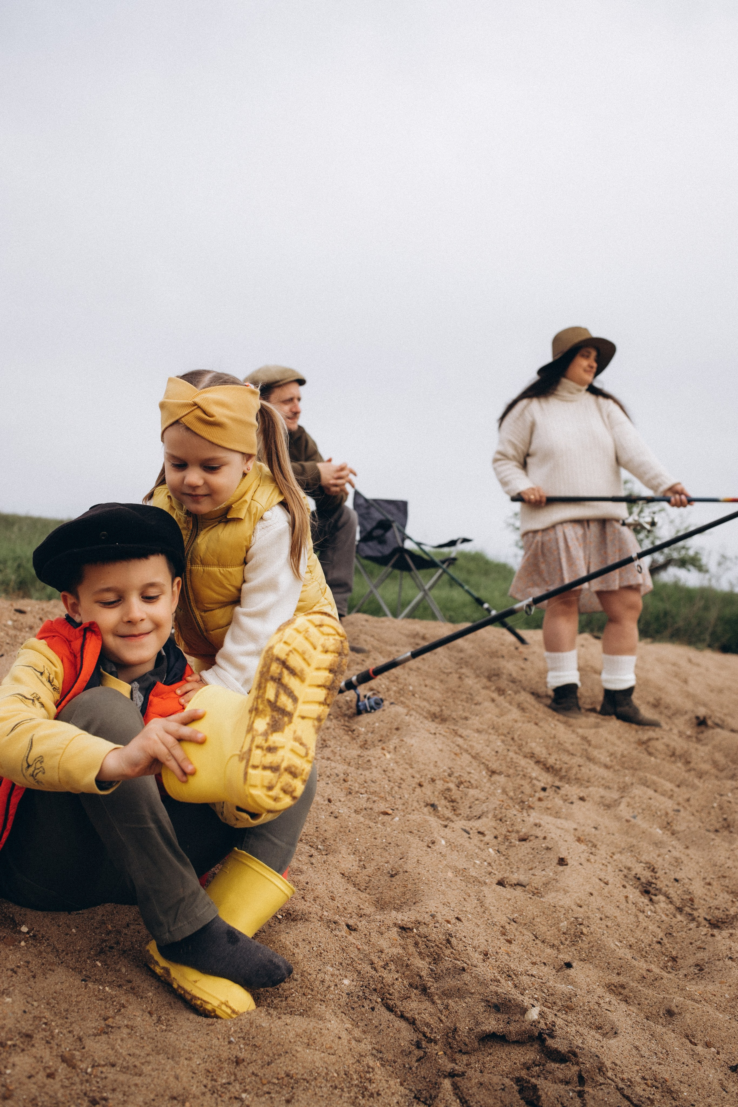 Вася, Юля, Сева и Полинка. Семейный и свадебный фотограф Анна Кожокарь