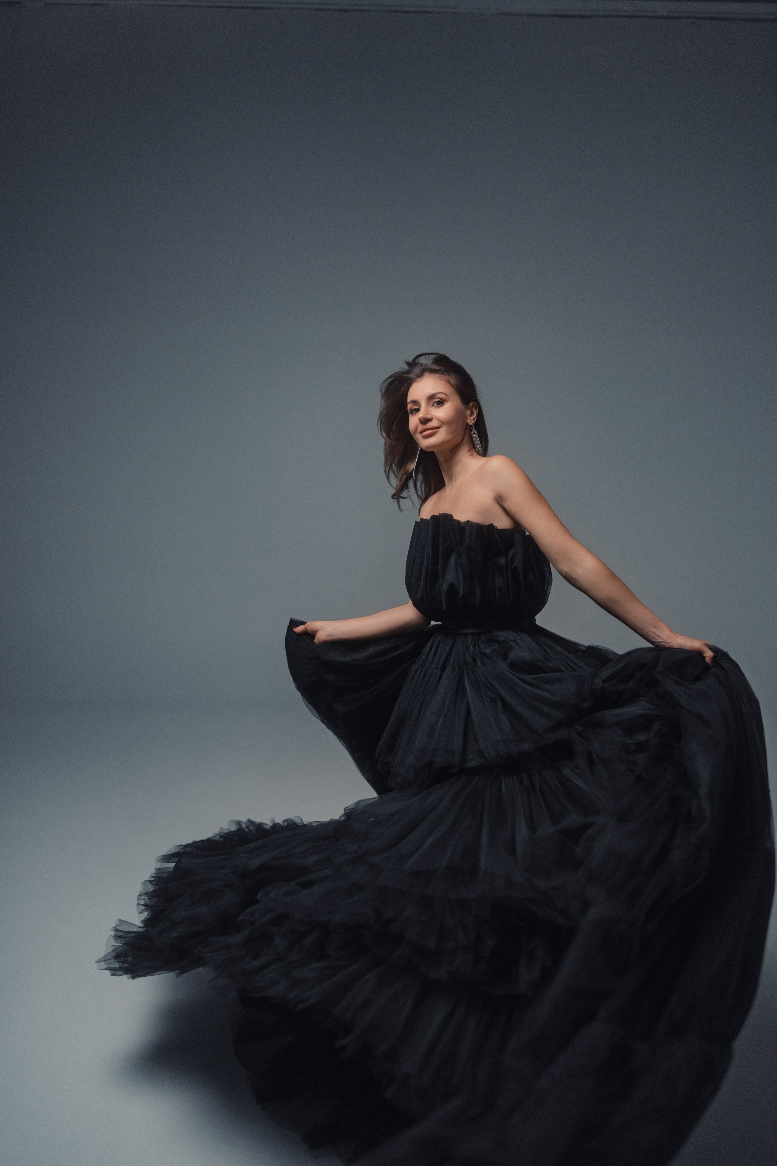 Black Dress — Studio Photo Shoot by Anton Avanzato