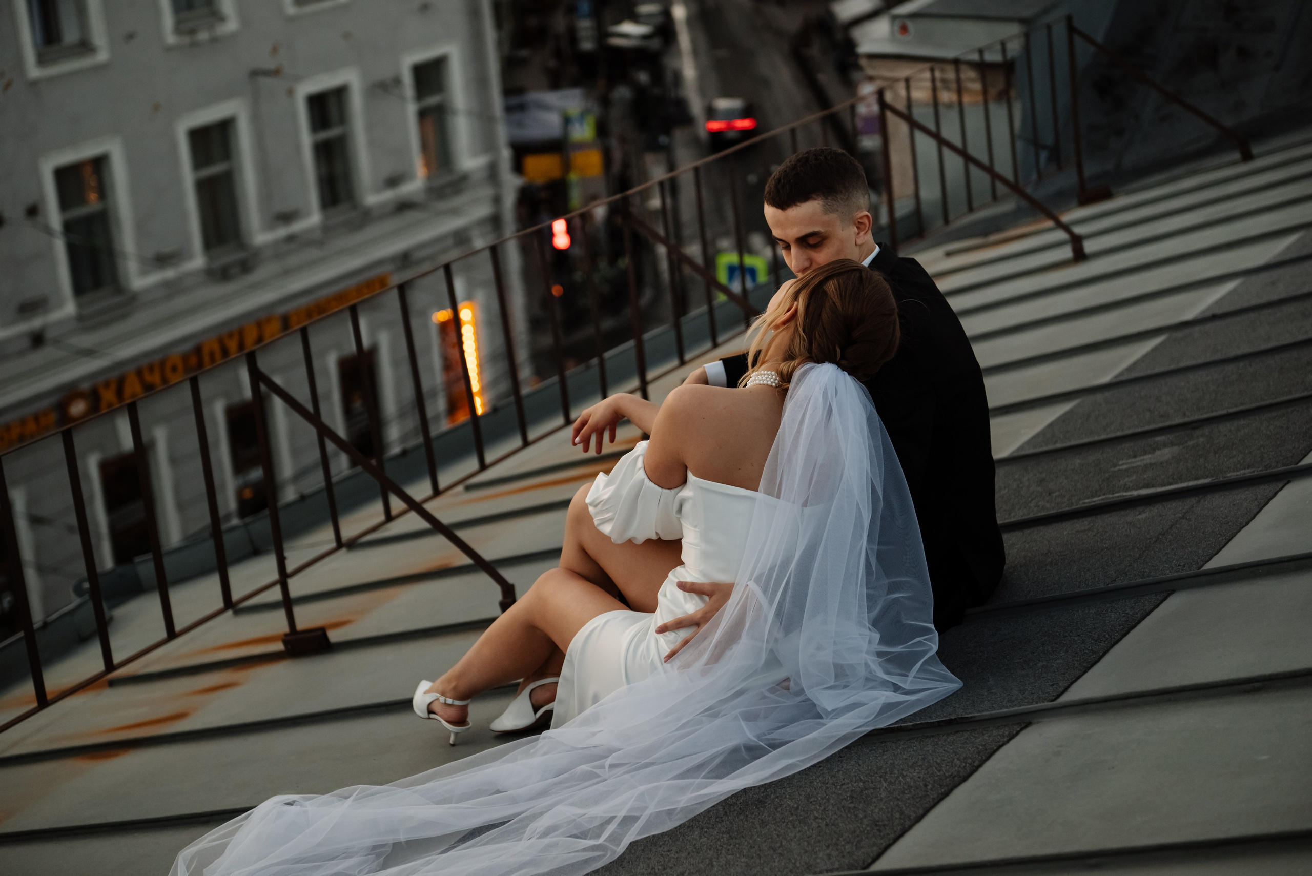 Любовь на крыше. Свадебный и сеейный фотограф в Санкт-Петербурге Елена Худякова