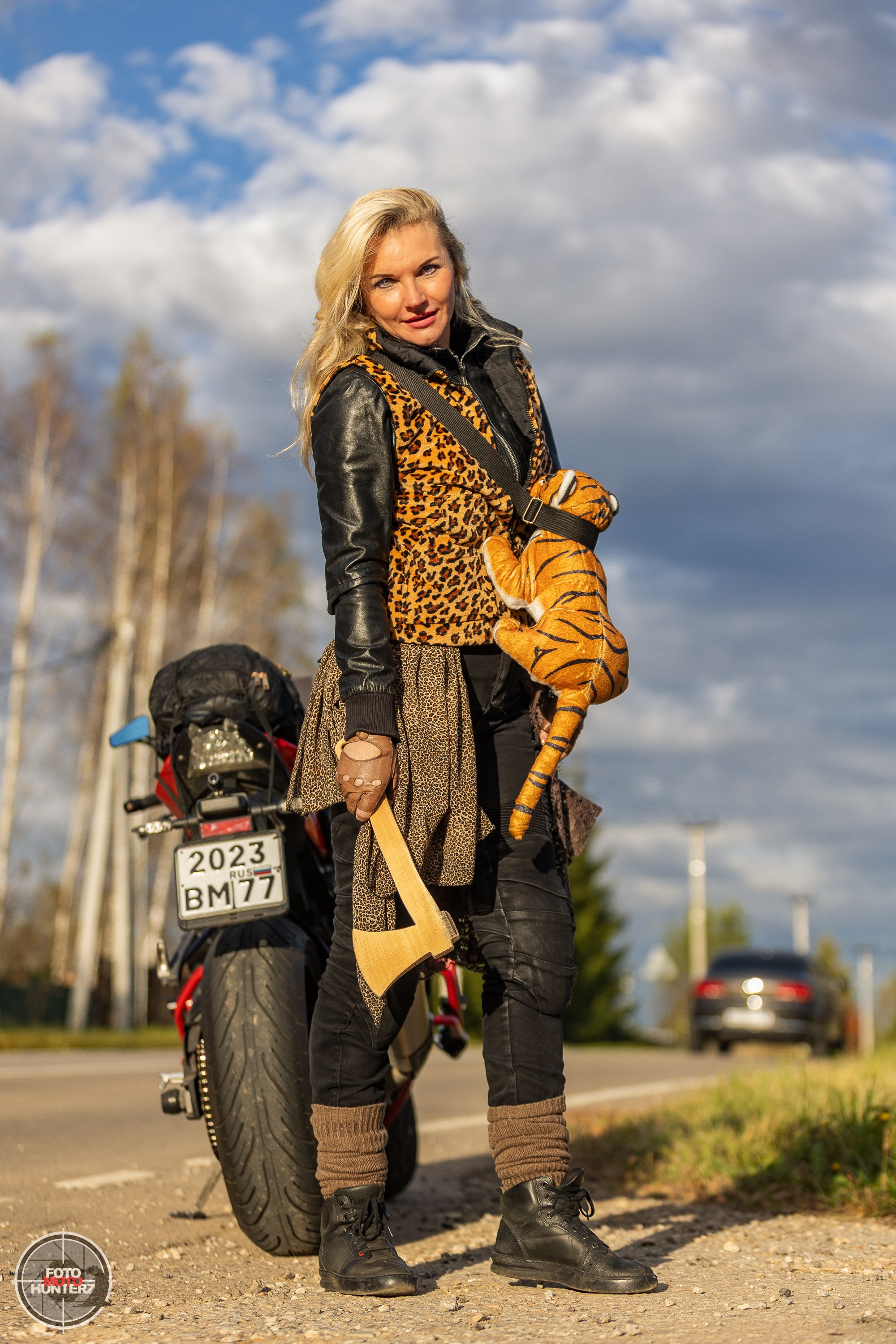 Фотосессии на мото. Фотограф Ольга Гирусова «Пантерочка» Москва