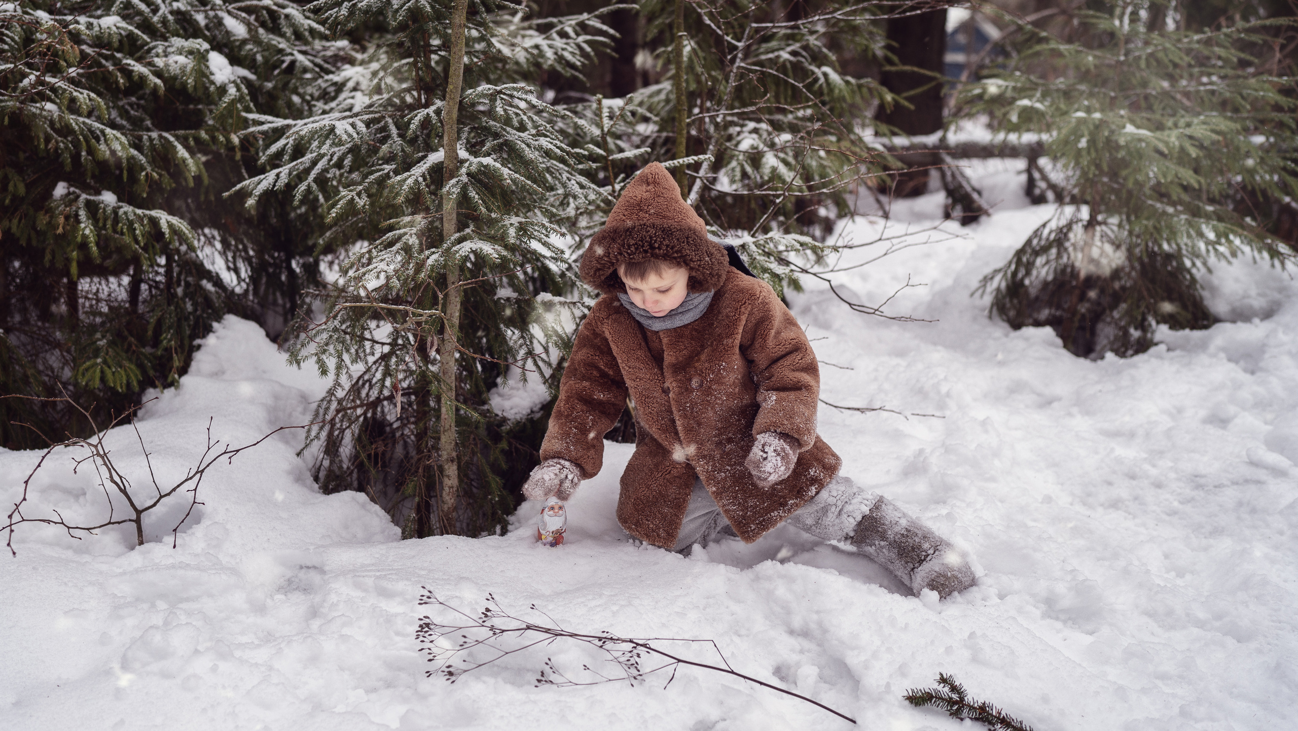 За ёлкой. Семейный фотограф Новая Рига (Звенигород, Истра) Евгения Литовченко