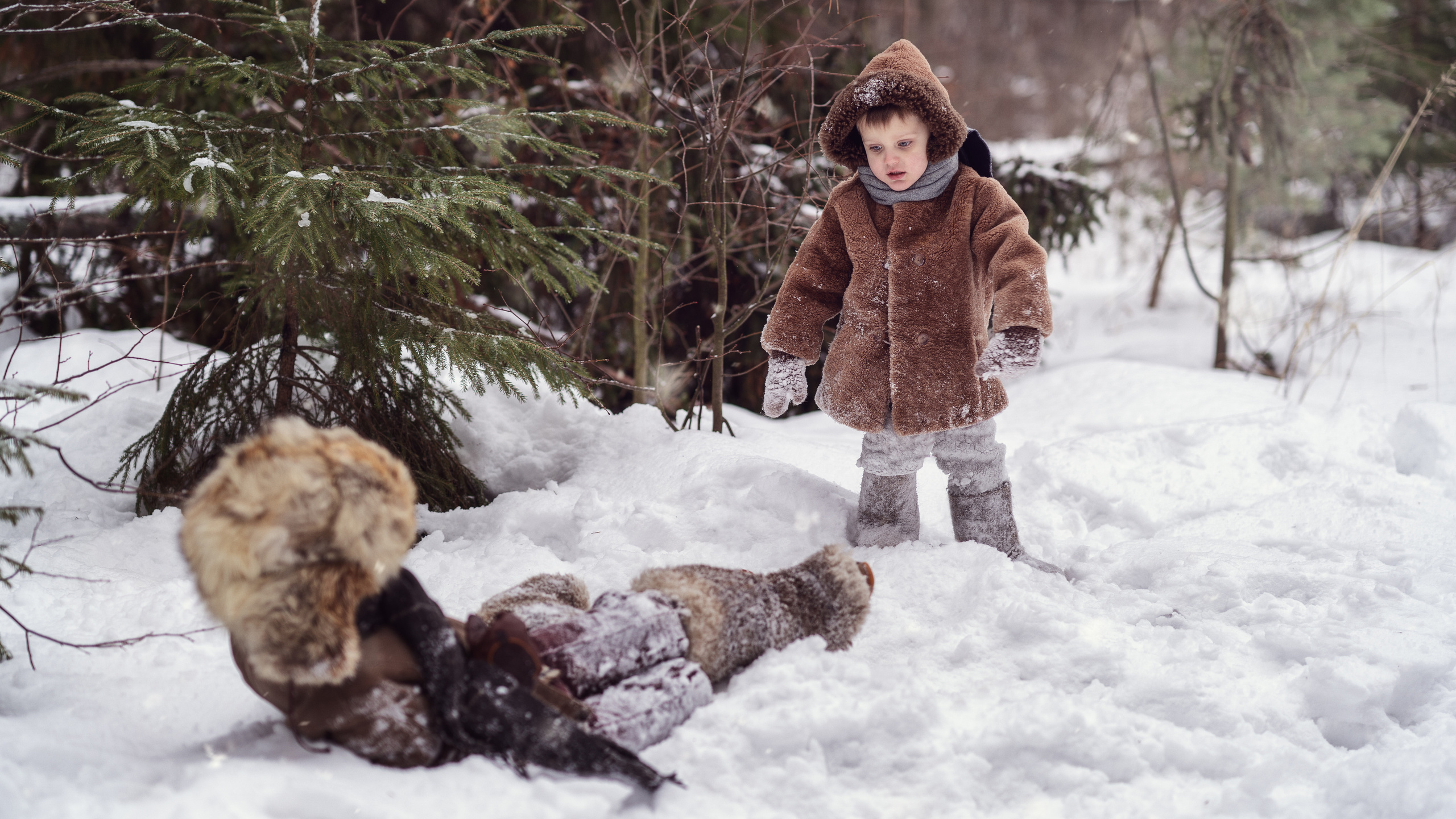 За ёлкой. Семейный фотограф Новая Рига (Звенигород, Истра) Евгения Литовченко