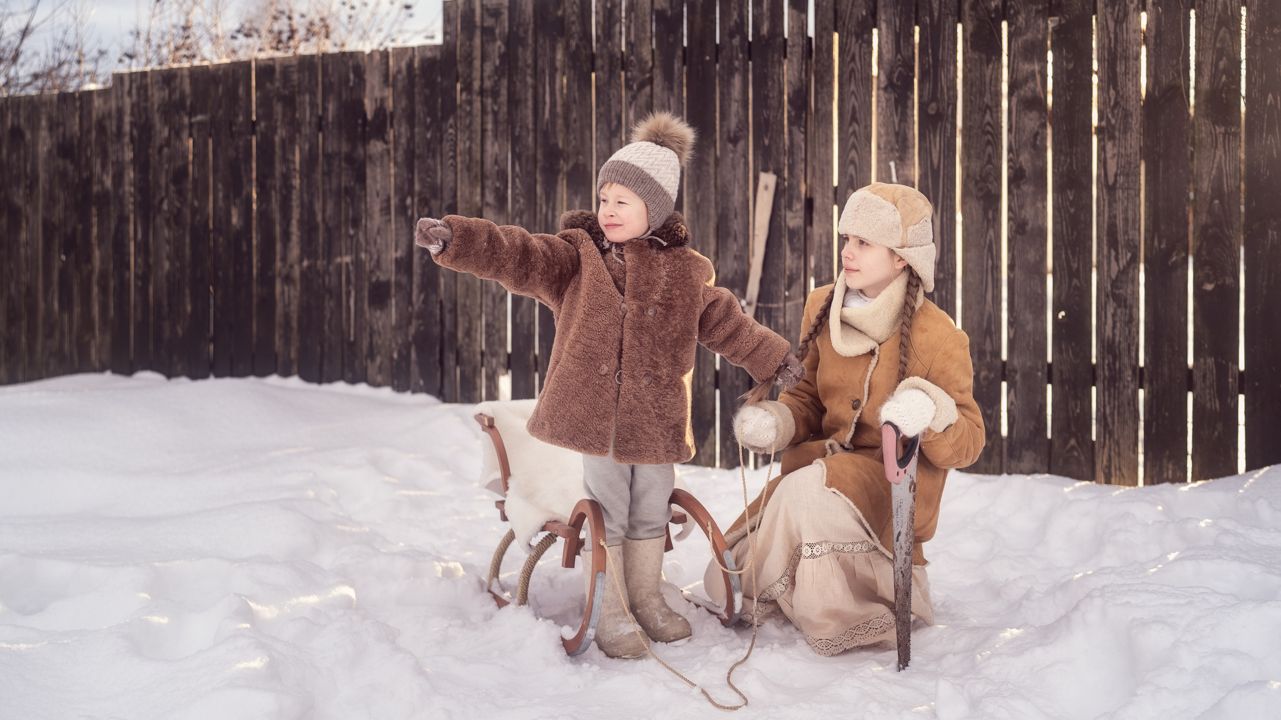 Рождество будет снежным. Семейный фотограф Новая Рига (Звенигород, Истра) Евгения Литовченко
