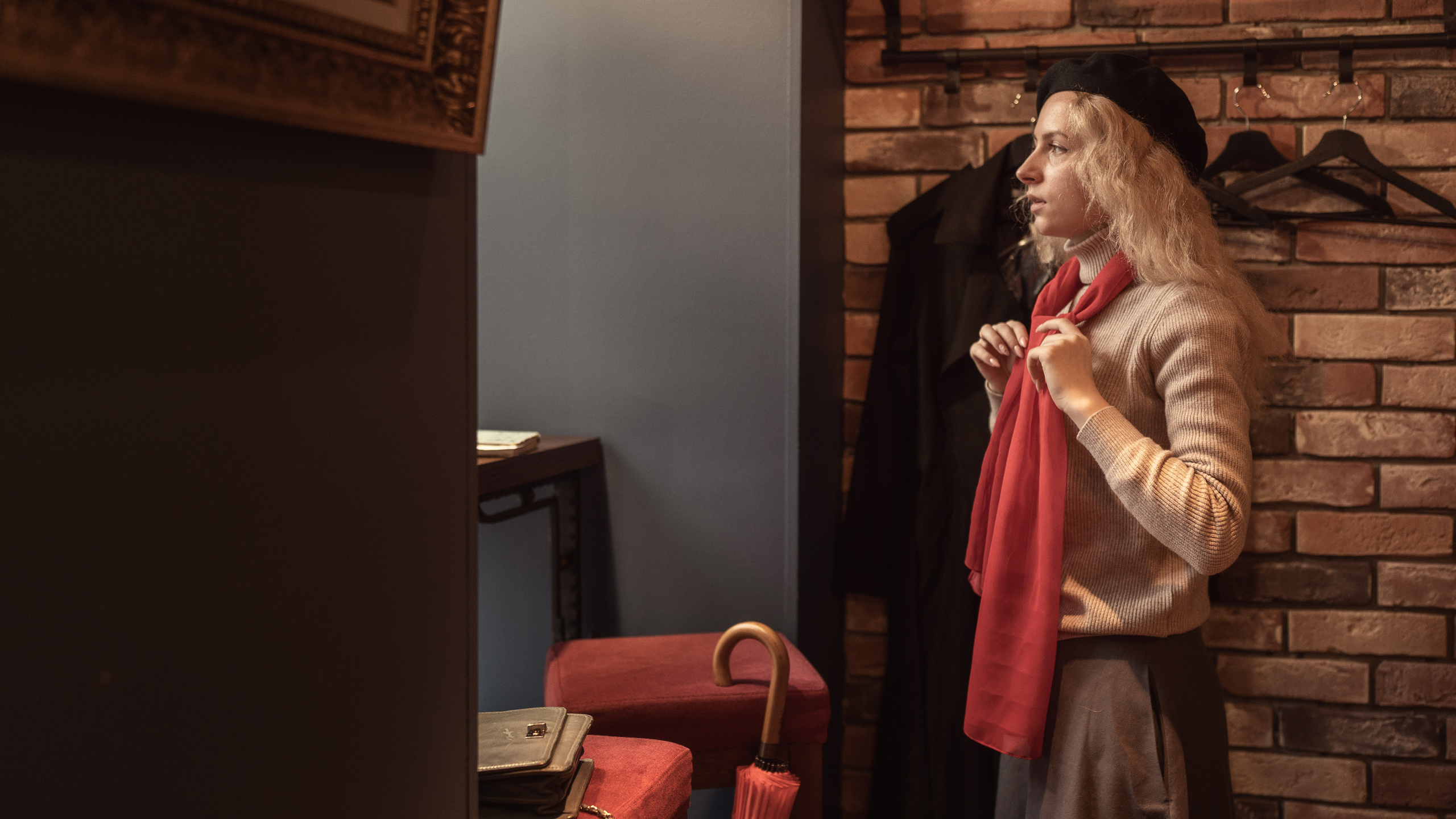 Под красным зонтиком. Семейный фотограф Новая Рига (Звенигород, Истра) Евгения Литовченко