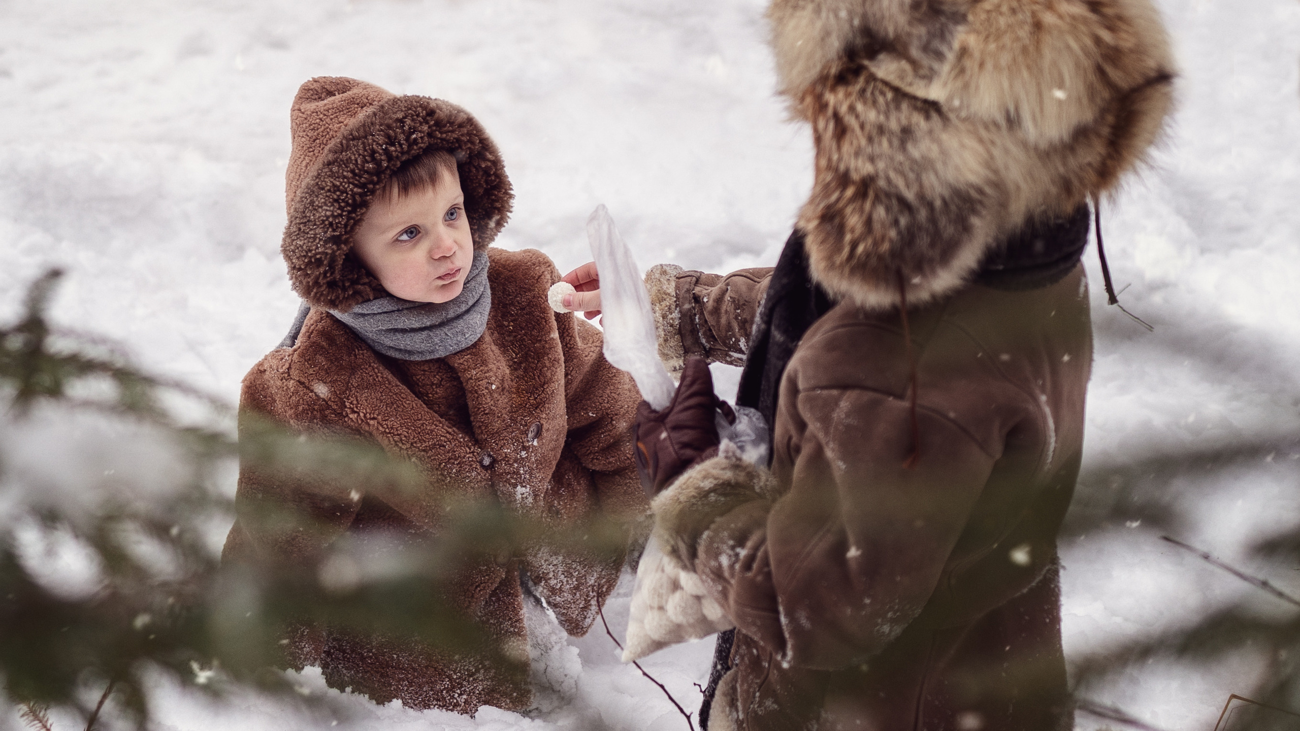 За ёлкой. Семейный фотограф Новая Рига (Звенигород, Истра) Евгения Литовченко