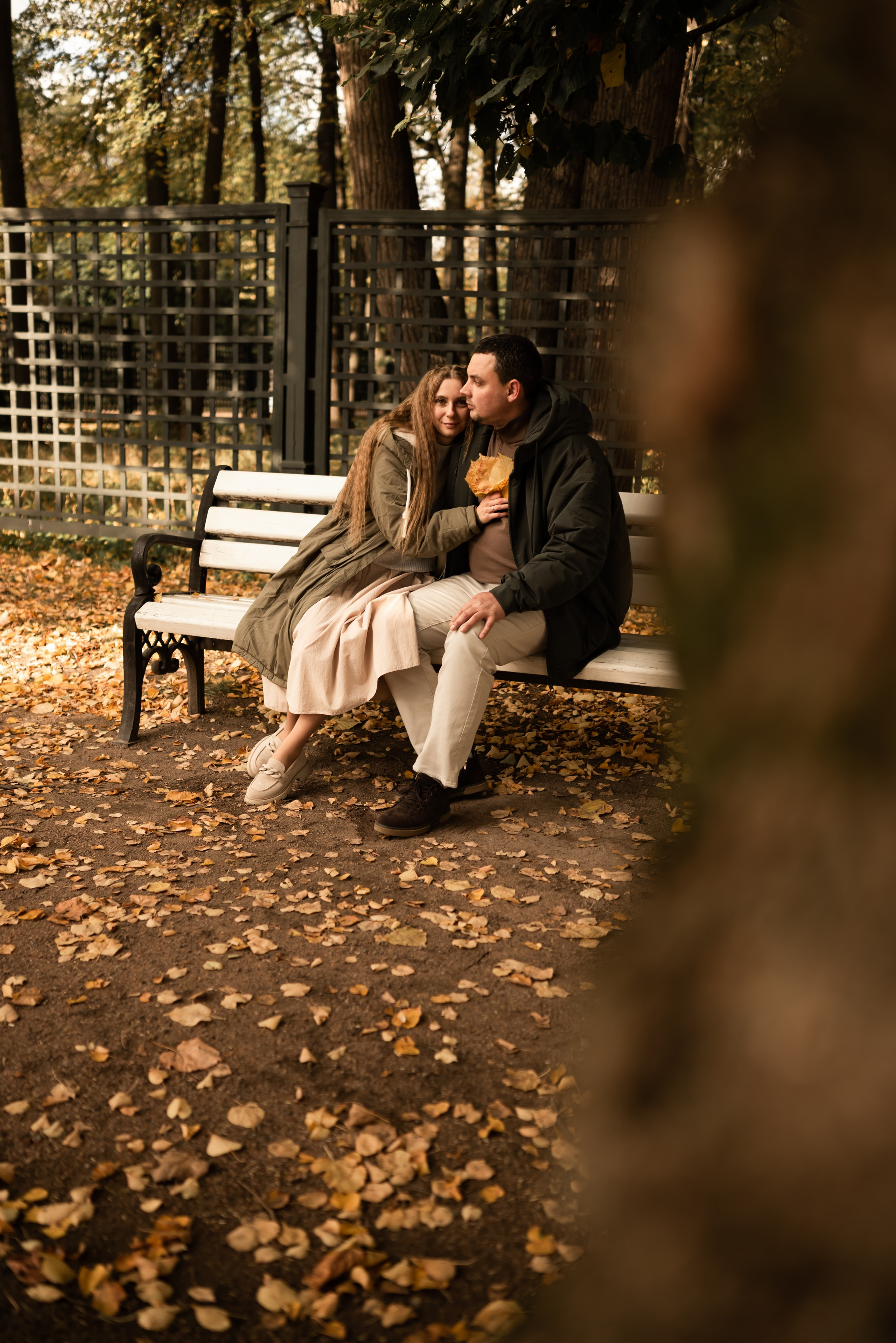 Осенняя Love story в Кусково. Фотограф Ксения Огородова портфолио