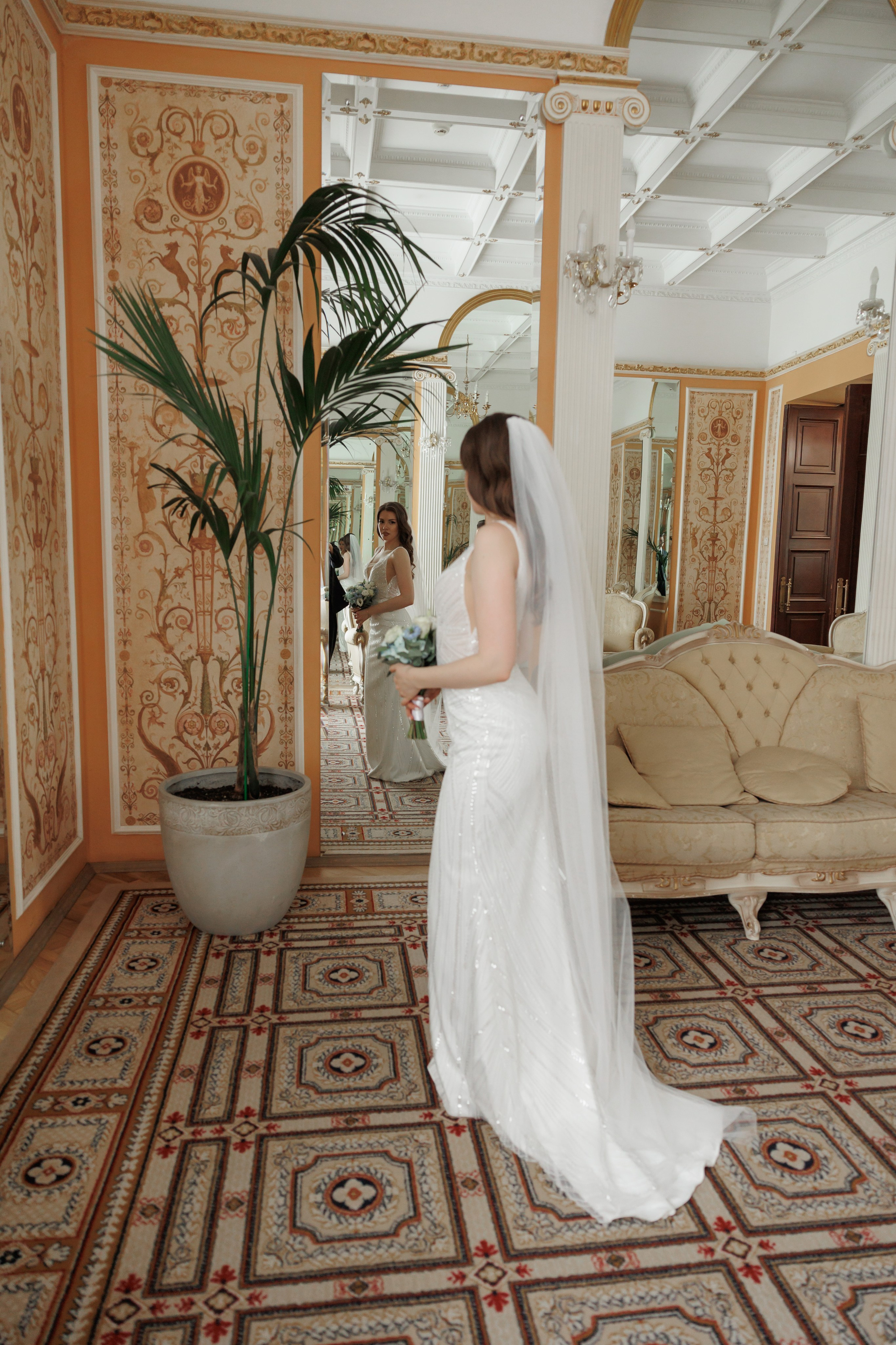 Даша и Дима, Грибоедовский ЗАГС. Свадебный и репортажный фотограф (Москва, Королев и другие)