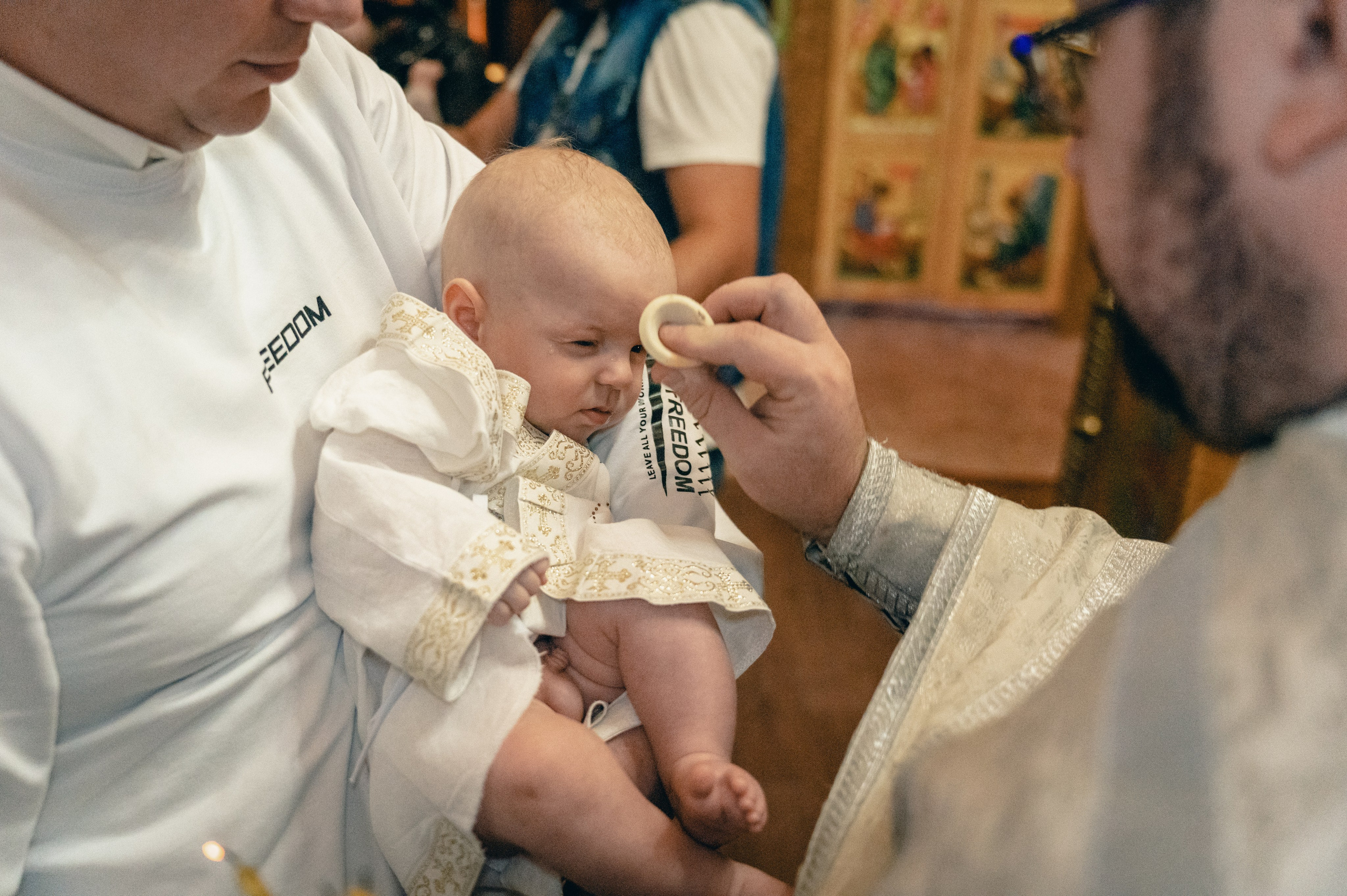 Крещение Макара в с. Дедилово. Фотограф на Крещение Тула и Венчание в Туле, детский и семейный фотограф