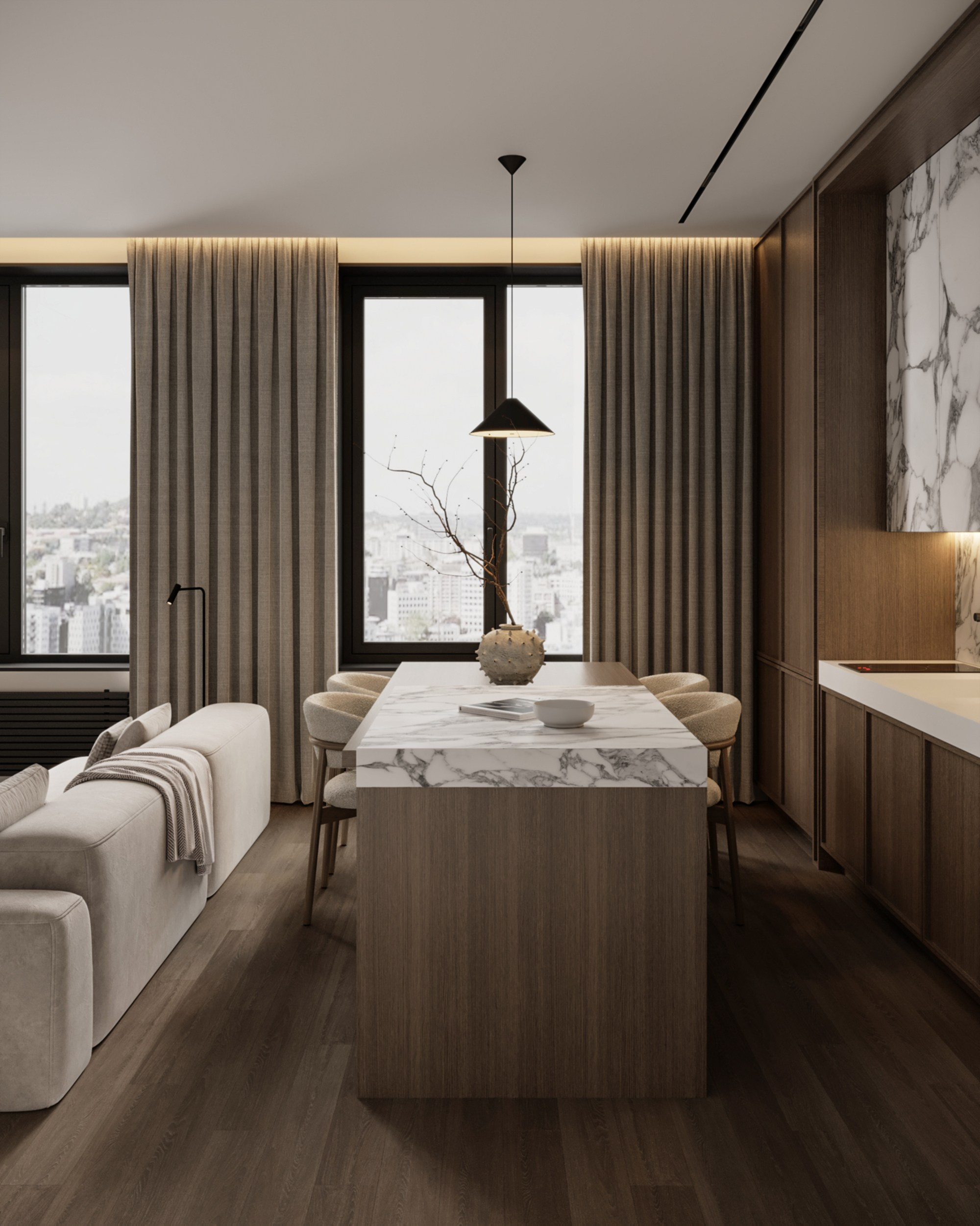 Apartment 45 m² | 2025. 3D Визуализатор Великородная Виктория