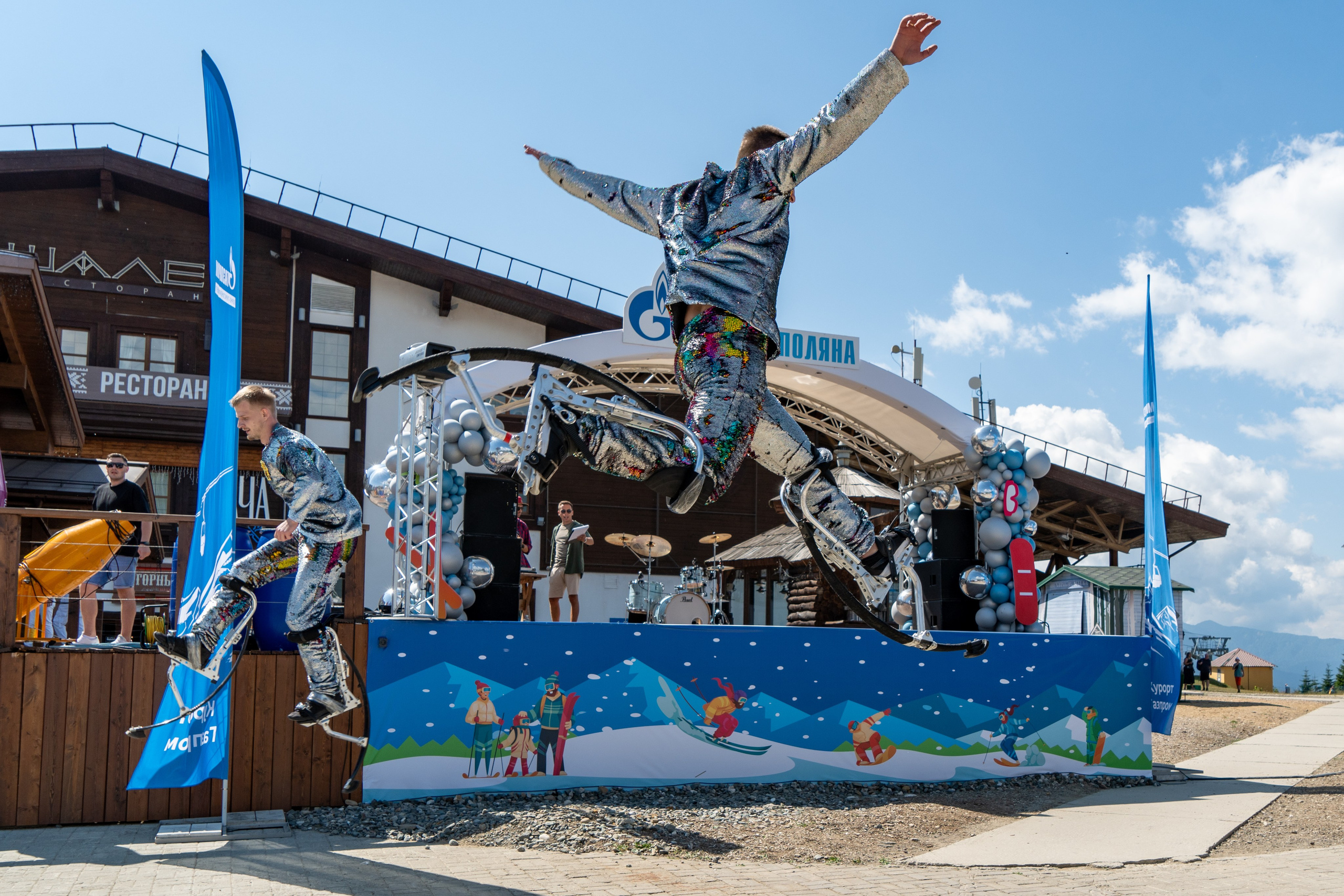 Мероприятие «Зима на за горами» на курорте Газпром Лаура. Репортажный фотограф в Красной Поляне и Сочи Павлюченко Екатерина