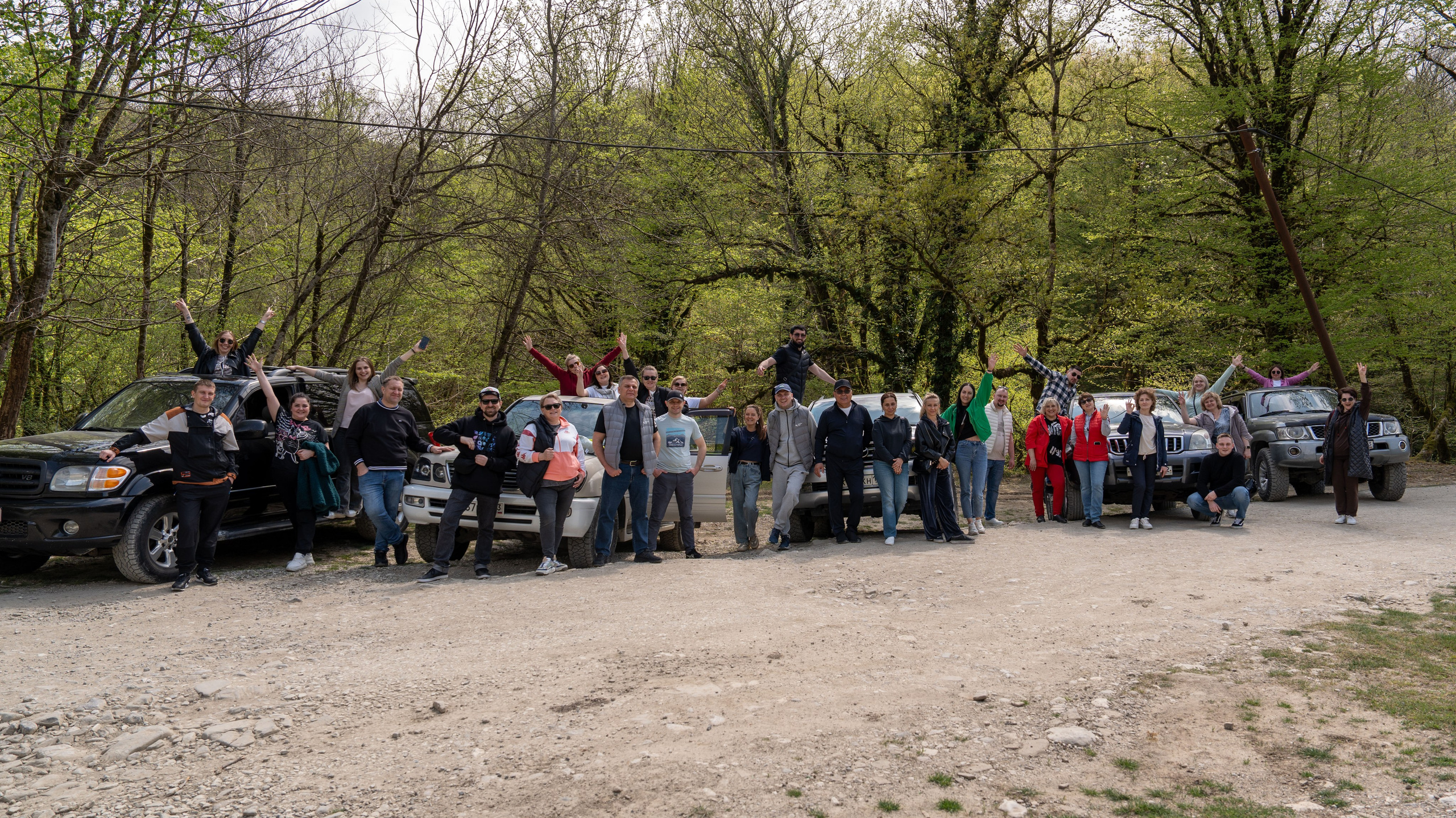 MICE мероприятие — джиппинг на каньон Псахо. Репортажный фотограф в Красной Поляне и Сочи Павлюченко Екатерина