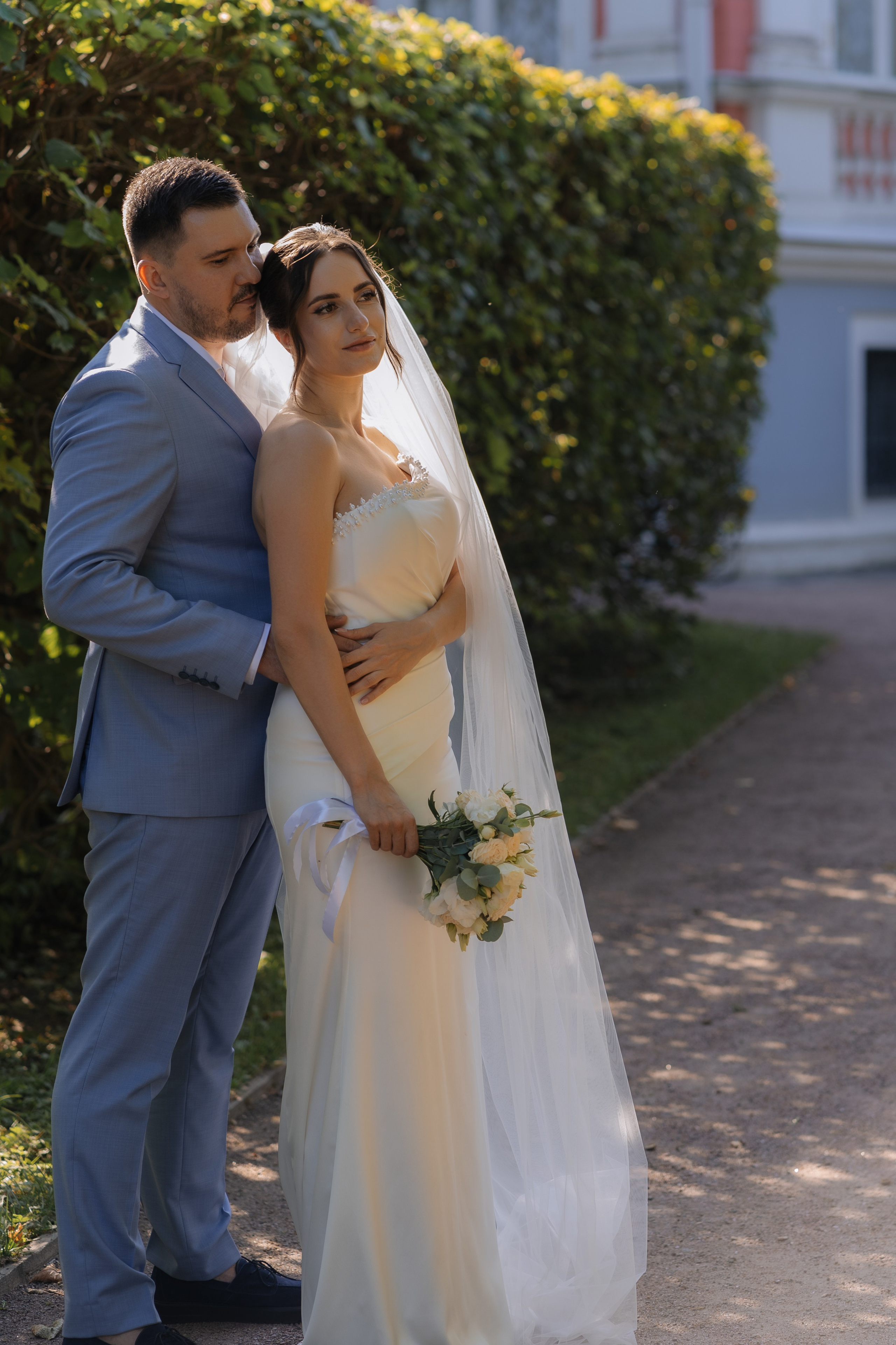 Свадебная фотосессия в Москве, парк Кусково. Свадебный фотограф в Москве Анна Полушина