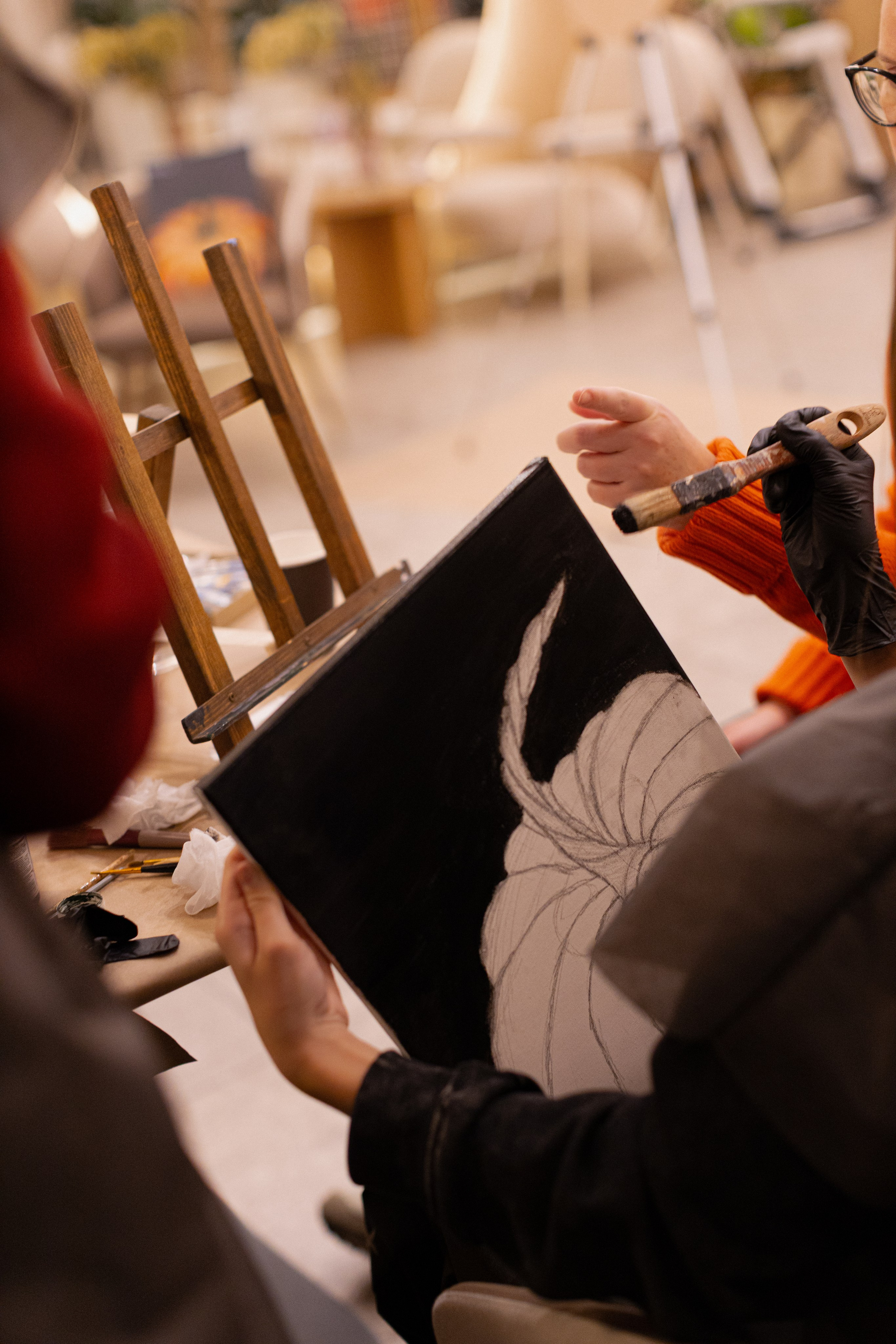 МК Тыква в кафе Здрасте. Анастасия Ракчеева Художник