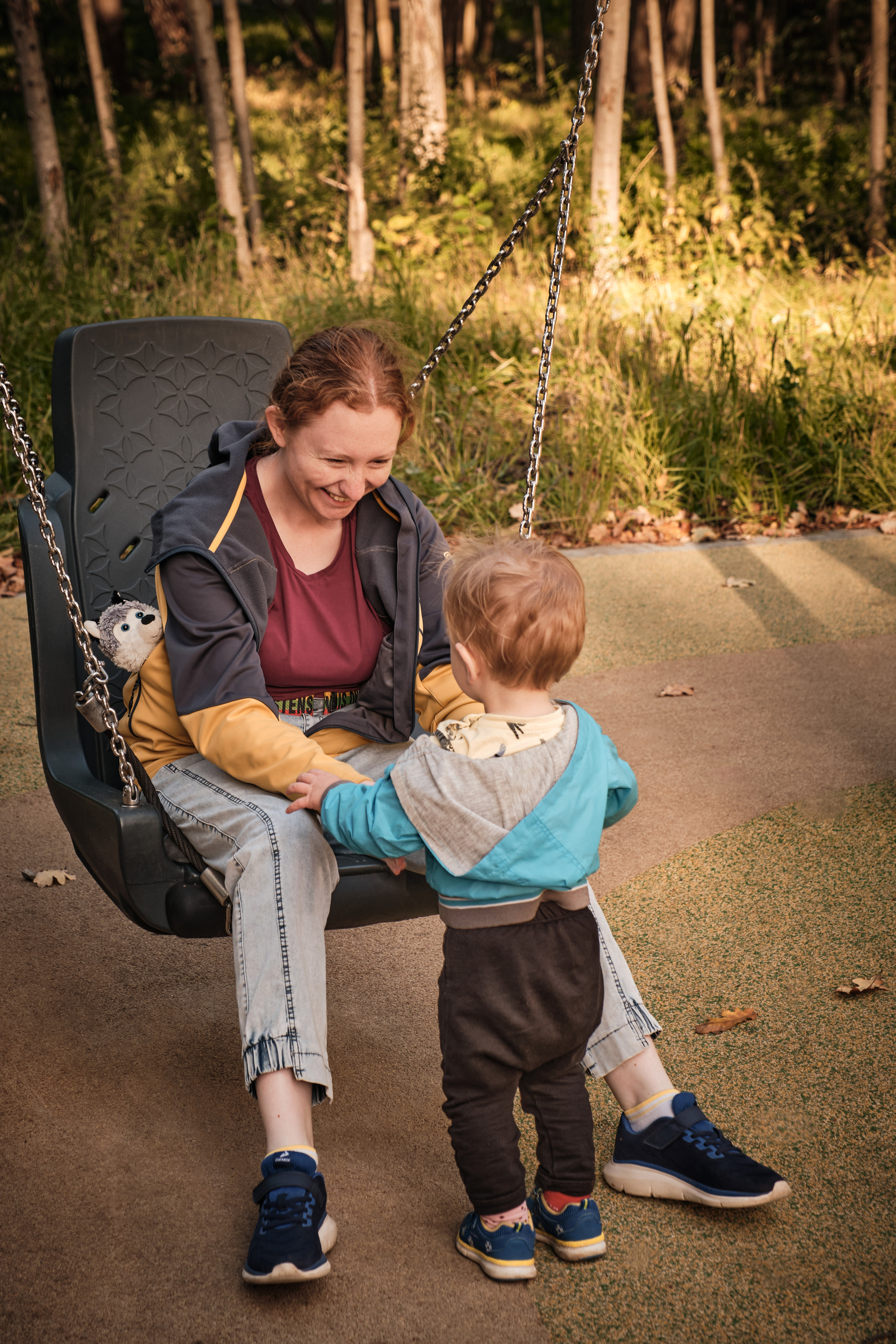 Осенняя прогулка Насти и Феди. Фотограф в Москве Екатерина Толстых