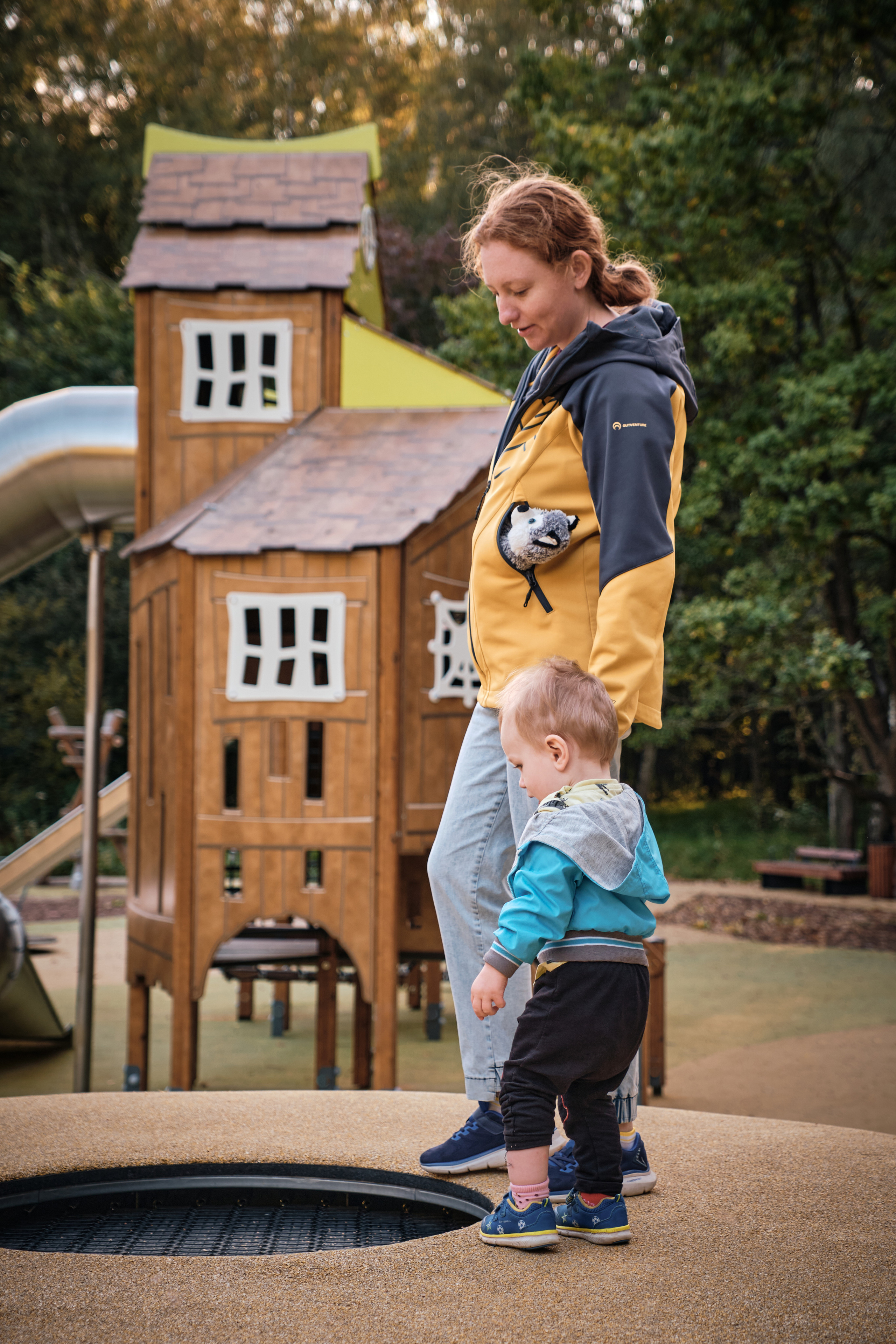 Осенняя прогулка Насти и Феди. Фотограф в Москве Екатерина Толстых